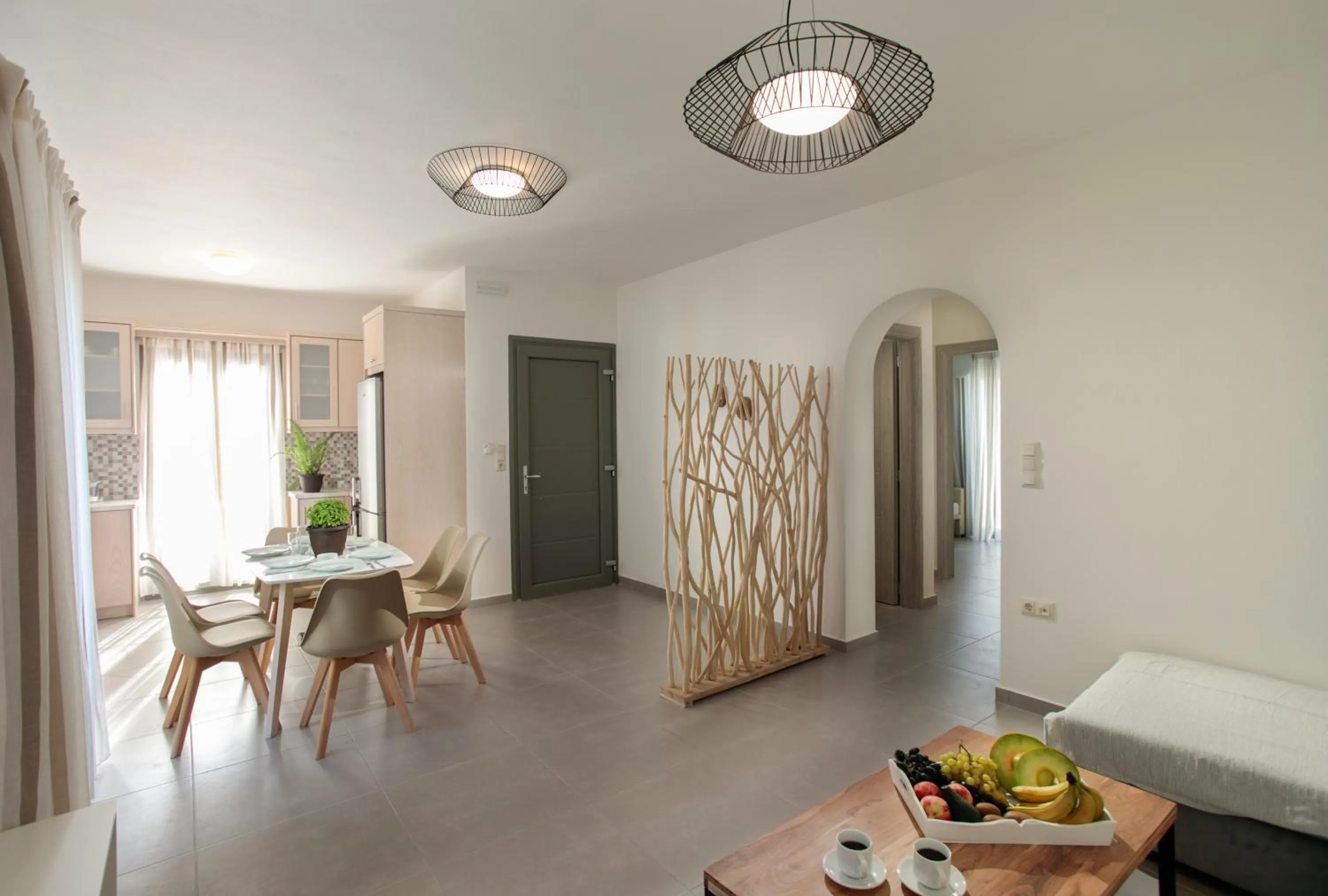 Seating area in Sweet Home Naxos