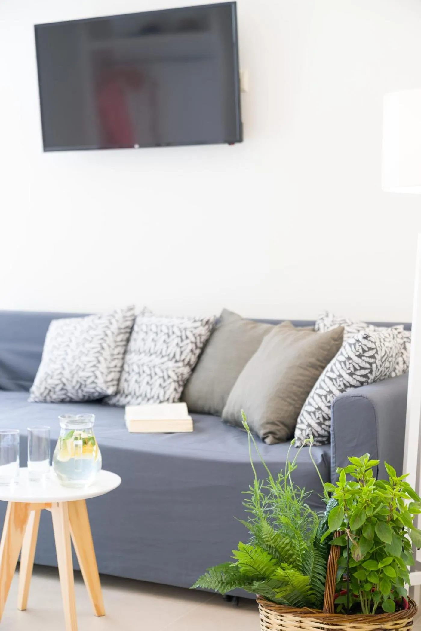 Seating area in Sweet Home Naxos