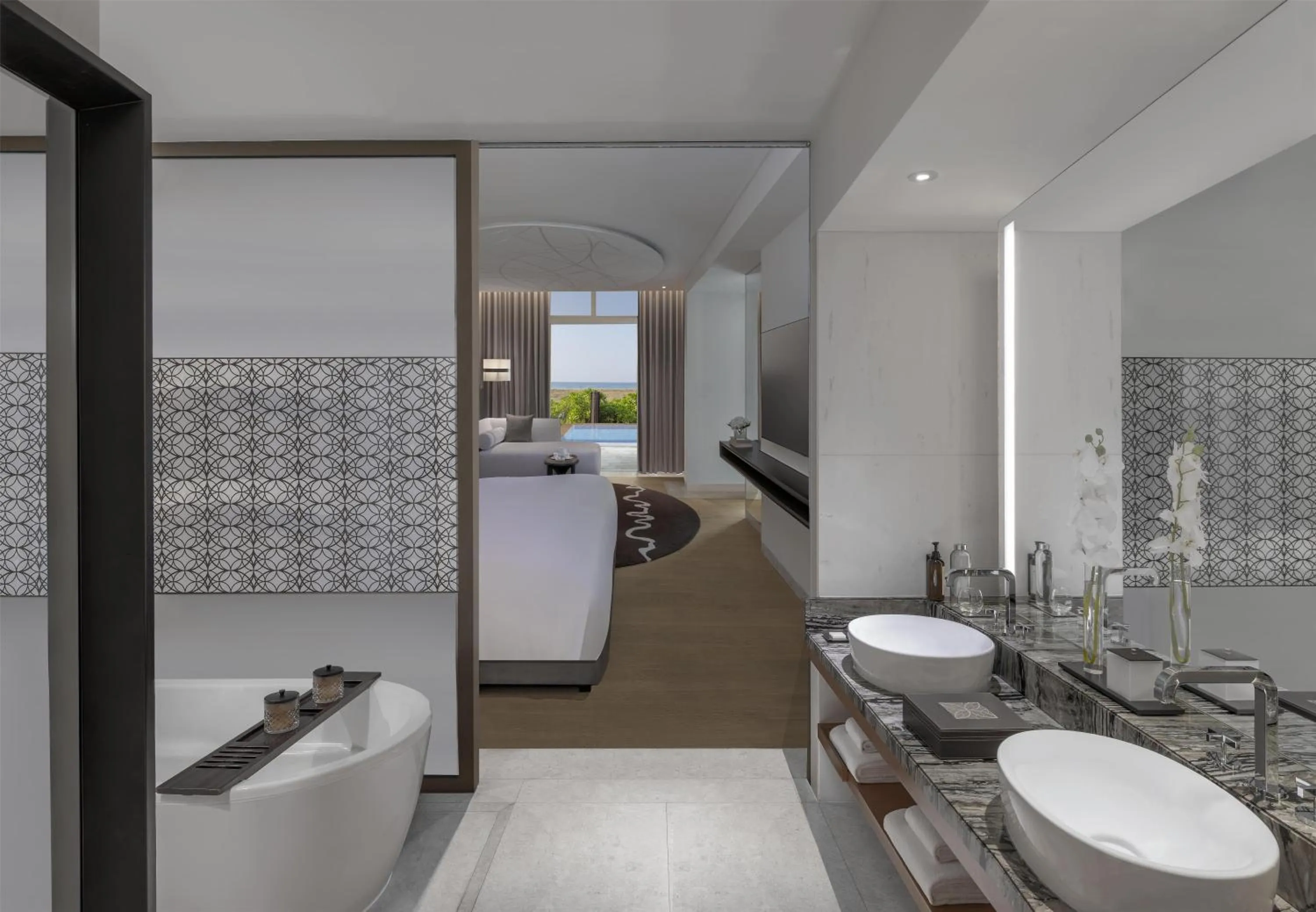 Bathroom in Park Hyatt Abu Dhabi Hotel and Villas