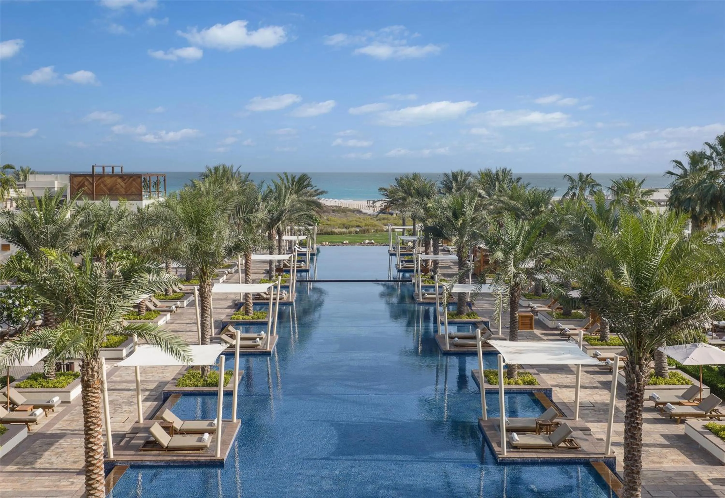 Swimming pool in Park Hyatt Abu Dhabi Hotel and Villas