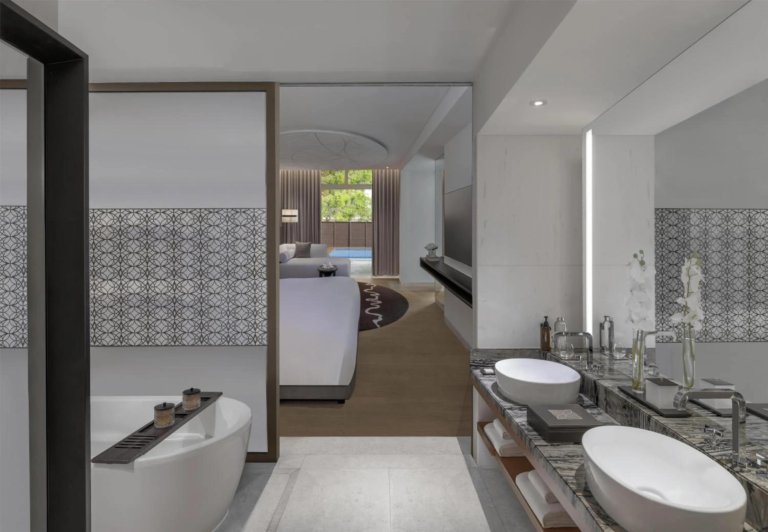 Bathroom in Park Hyatt Abu Dhabi Hotel and Villas