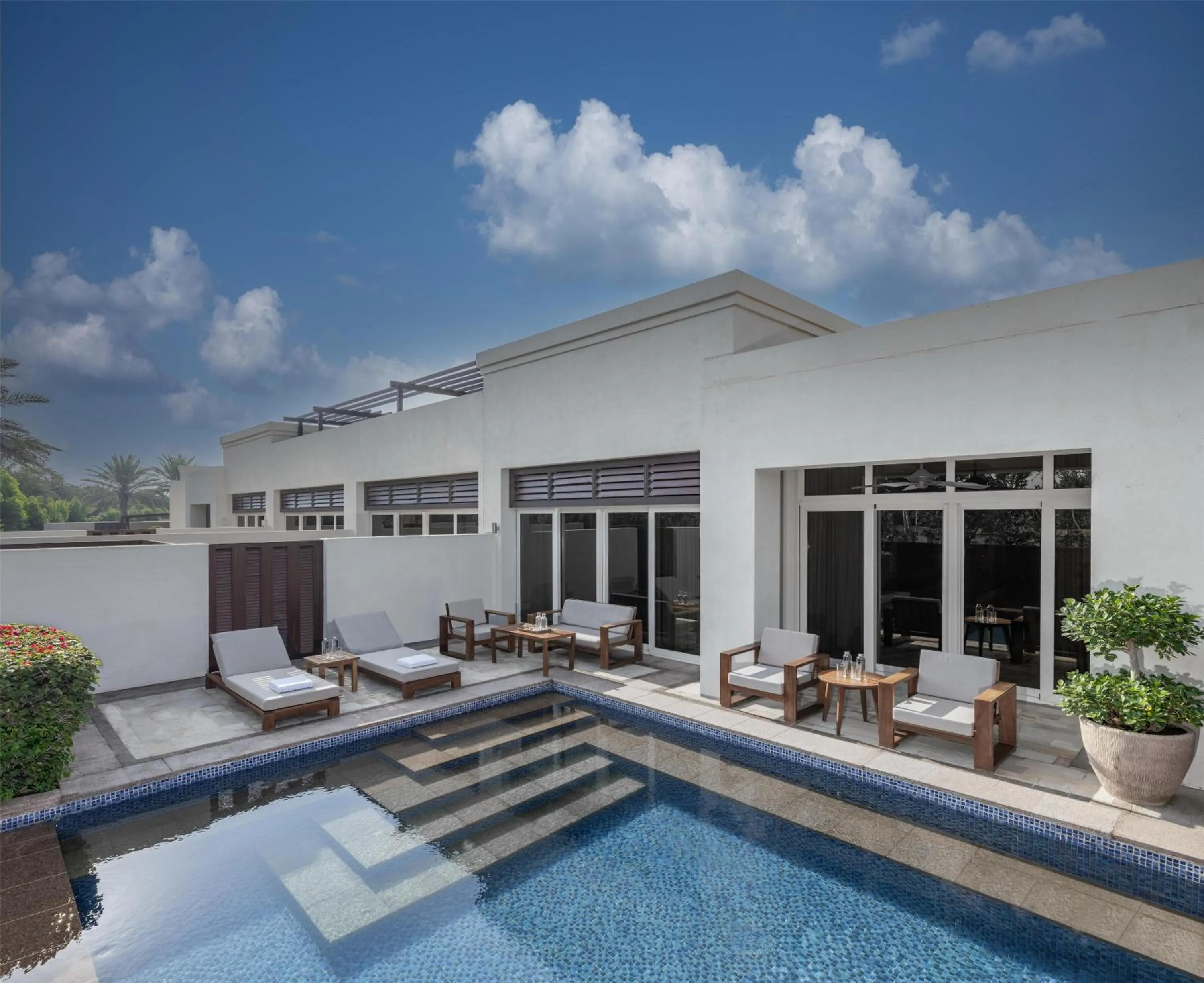 Patio in Park Hyatt Abu Dhabi Hotel and Villas