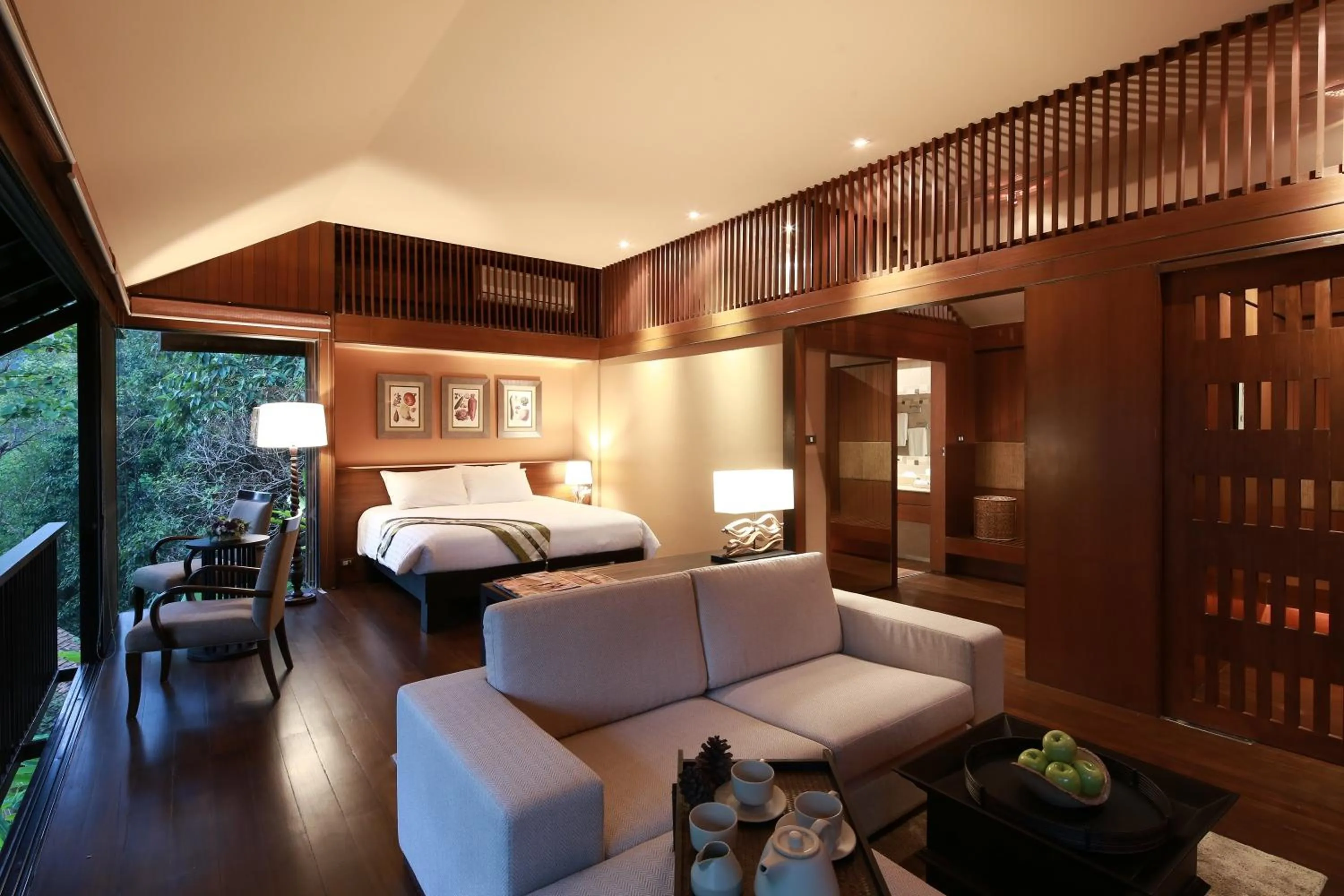 Bedroom, Bed in Vanilla hill (hill lodge)