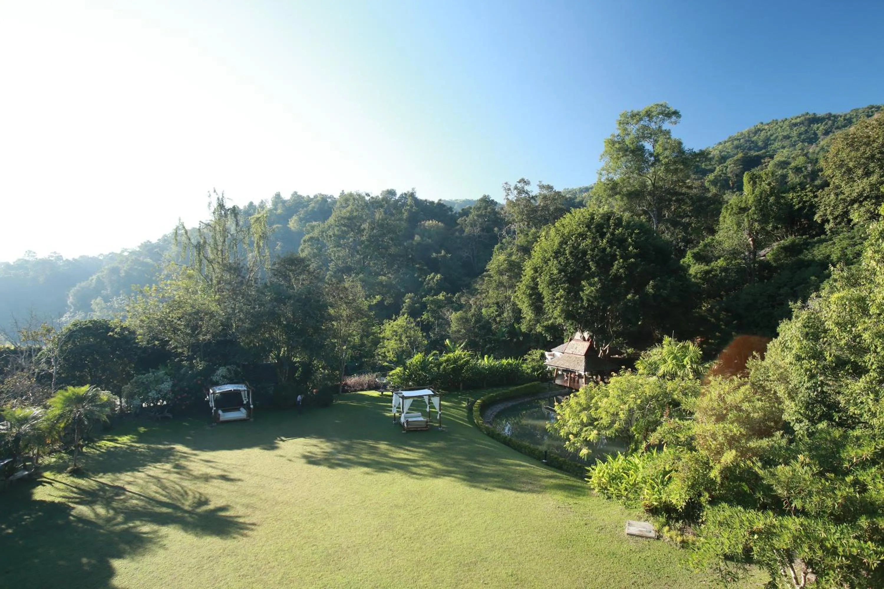 Garden in Vanilla hill (hill lodge)
