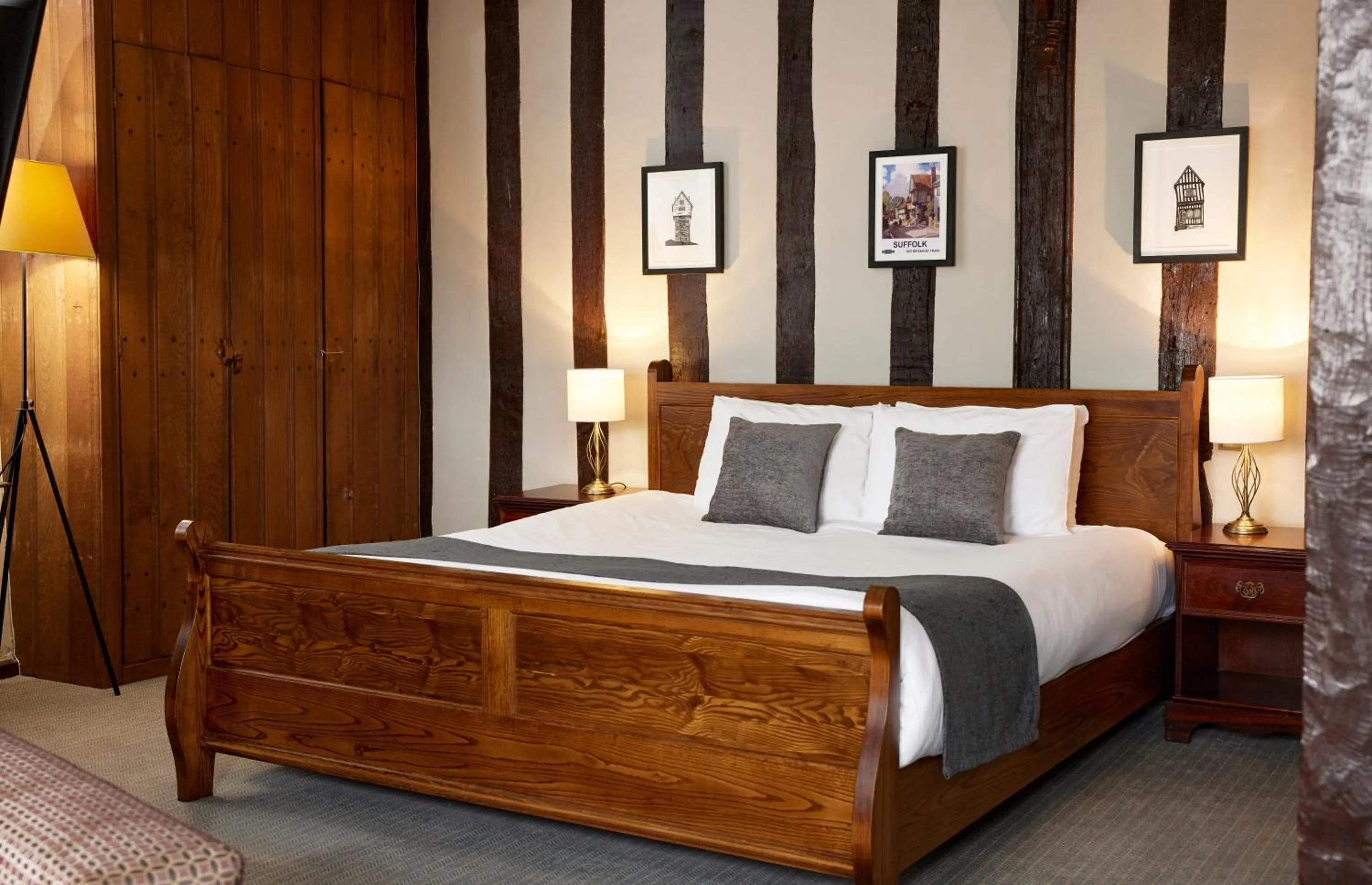 Bedroom, Bed in Bull Hotel by Greene King Inns