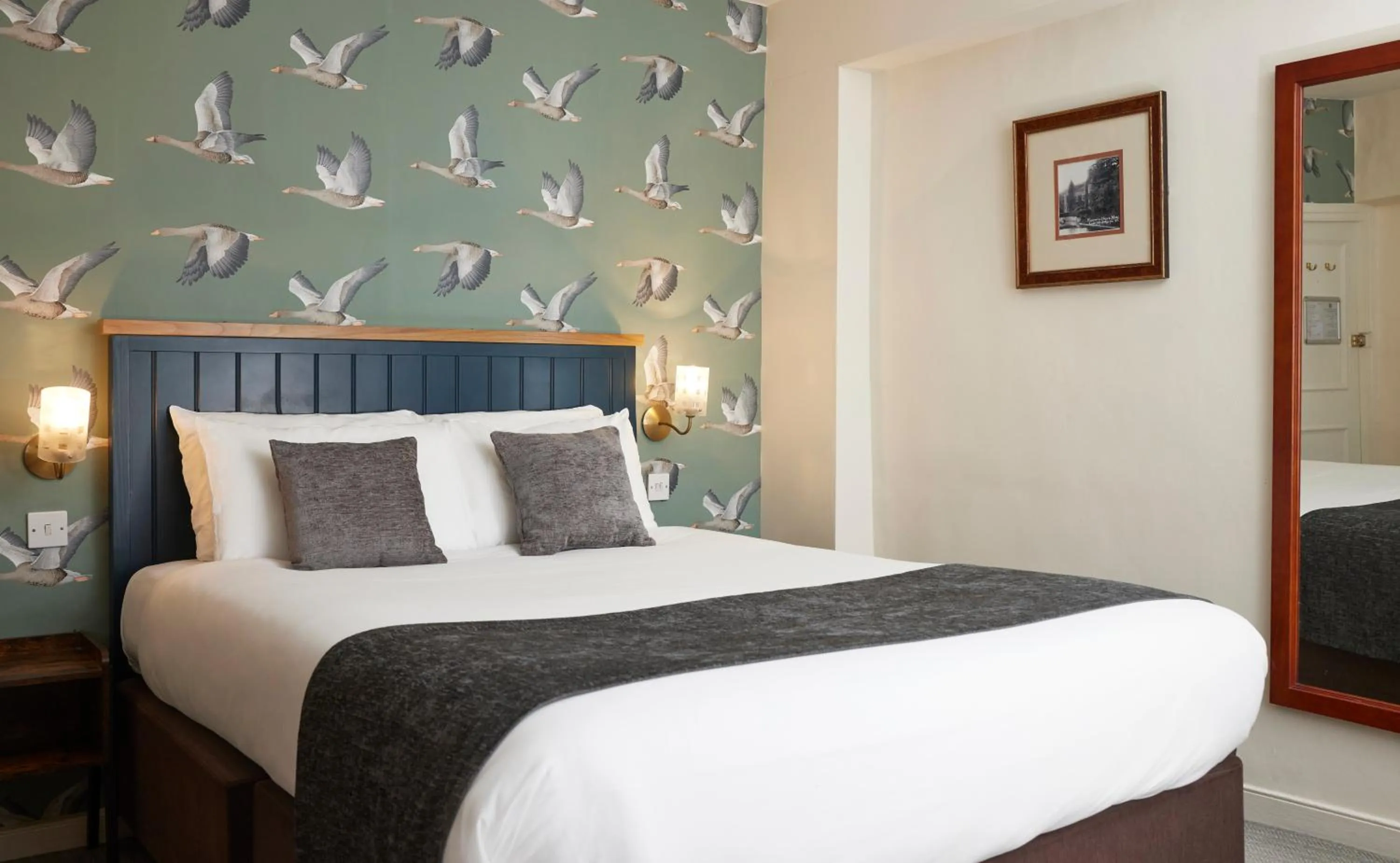 Bedroom, Bed in Bull Hotel by Greene King Inns