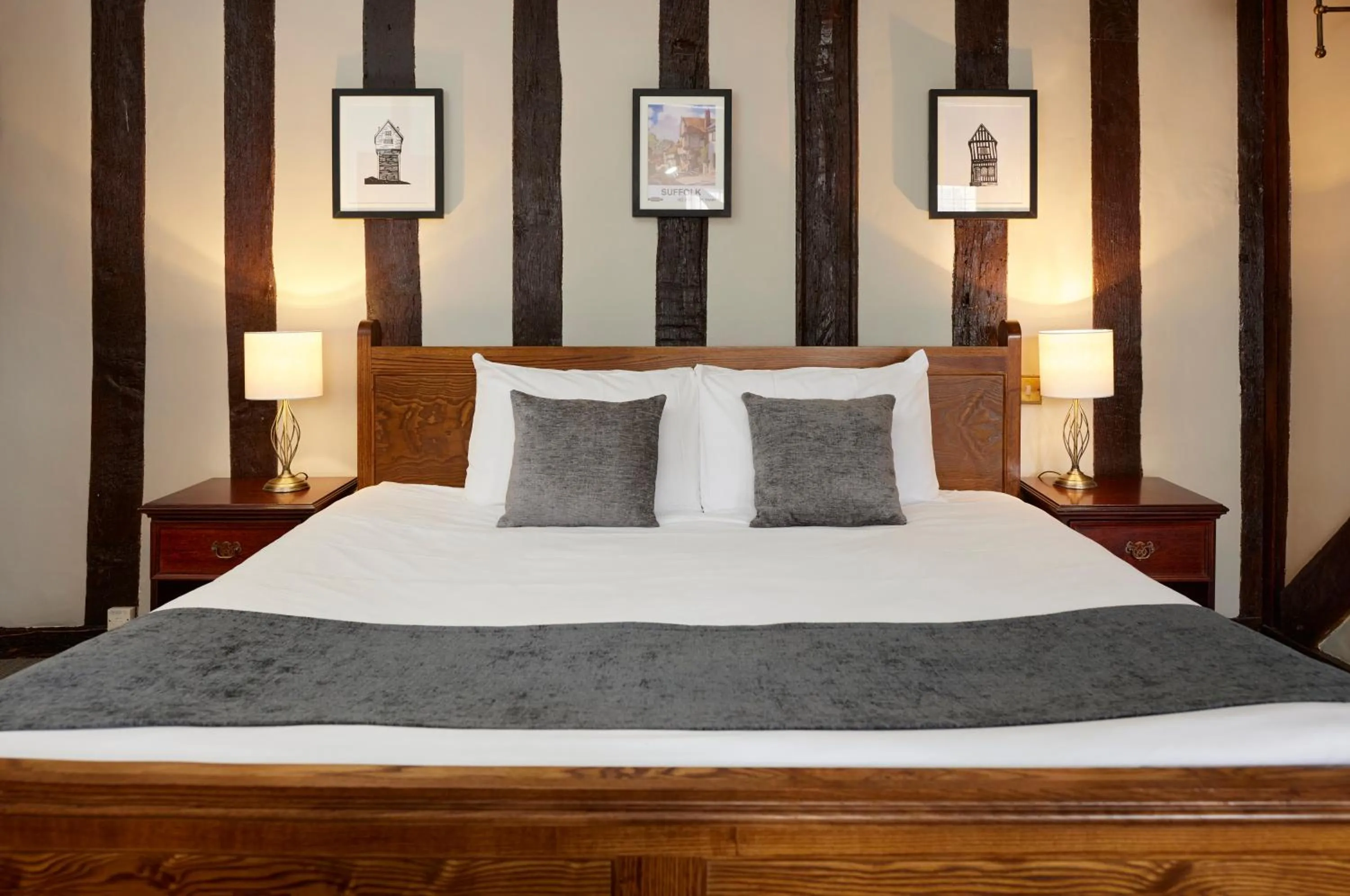 Bedroom, Bed in Bull Hotel by Greene King Inns