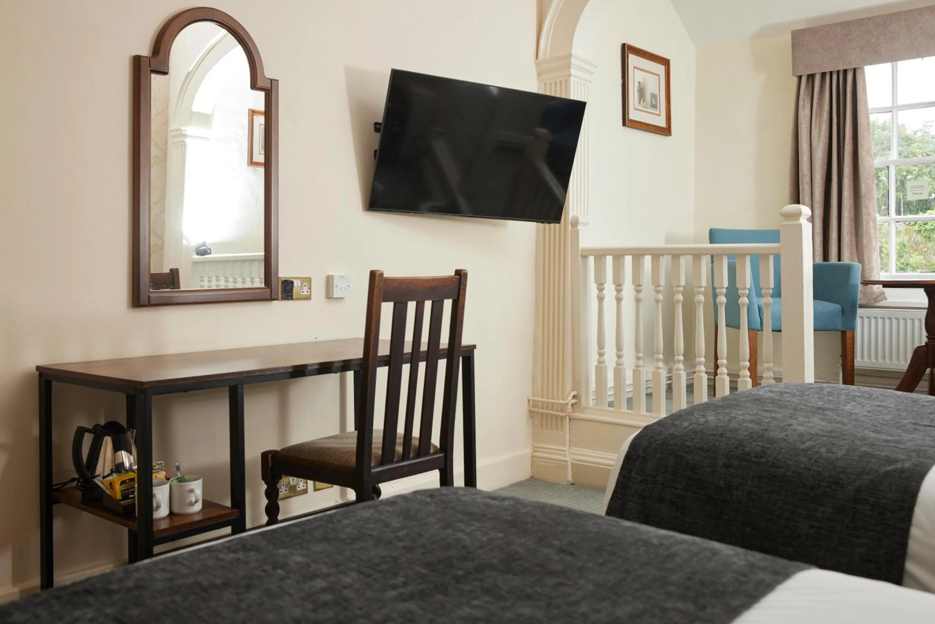 Bedroom, Bed in Bull Hotel by Greene King Inns