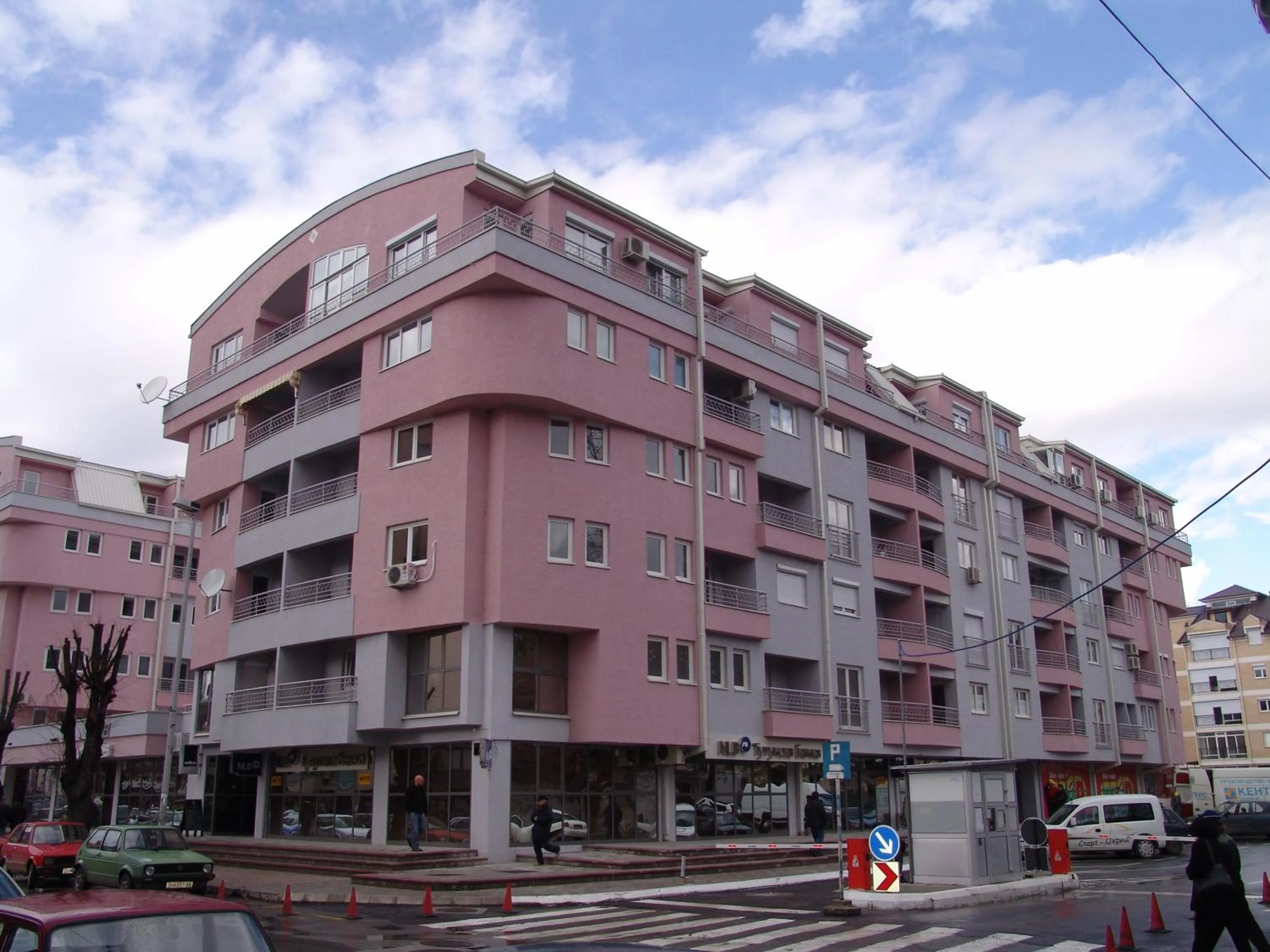 Property building in Apartments Jovan city center with free parking