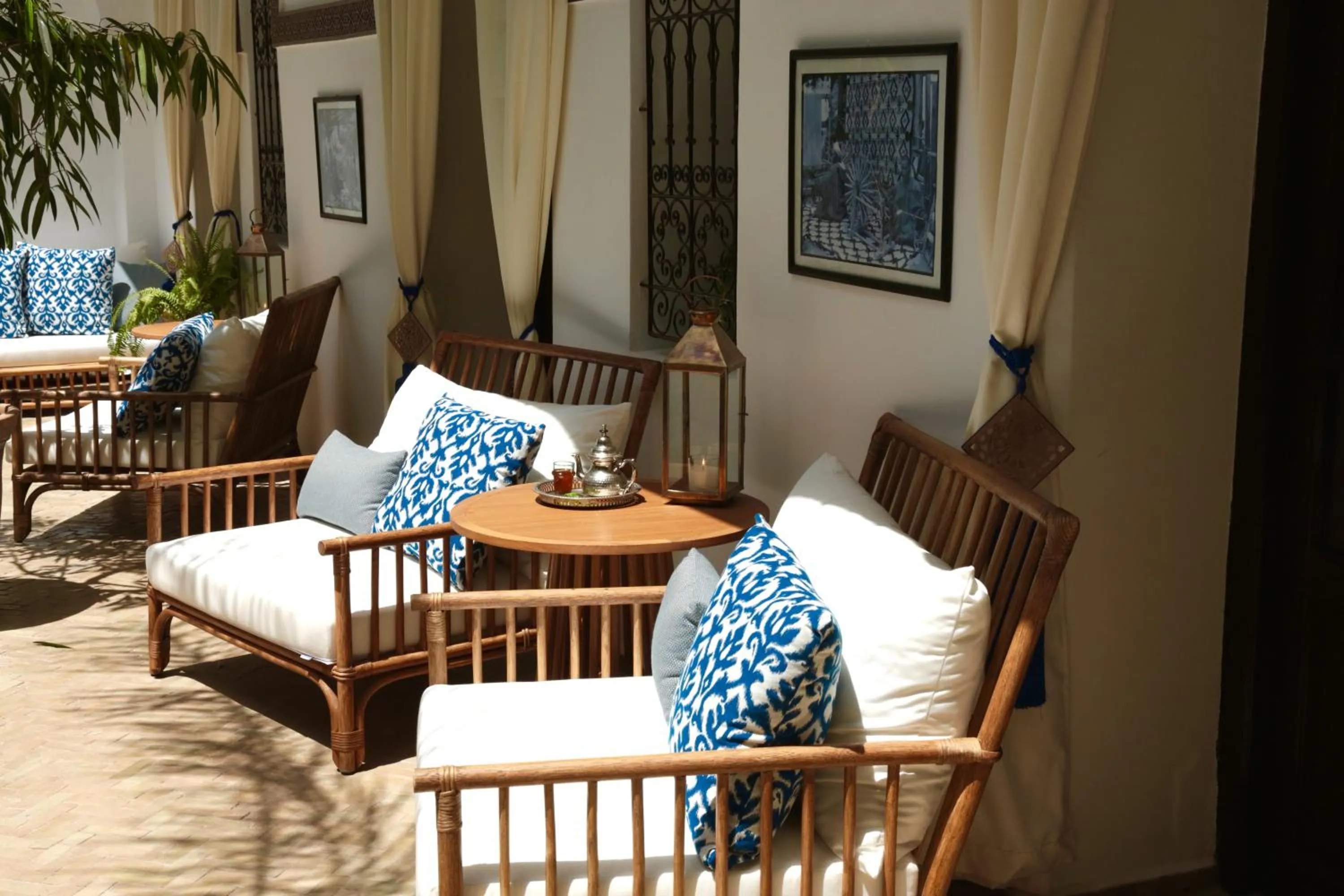 Patio in Riad Dar Alfarah