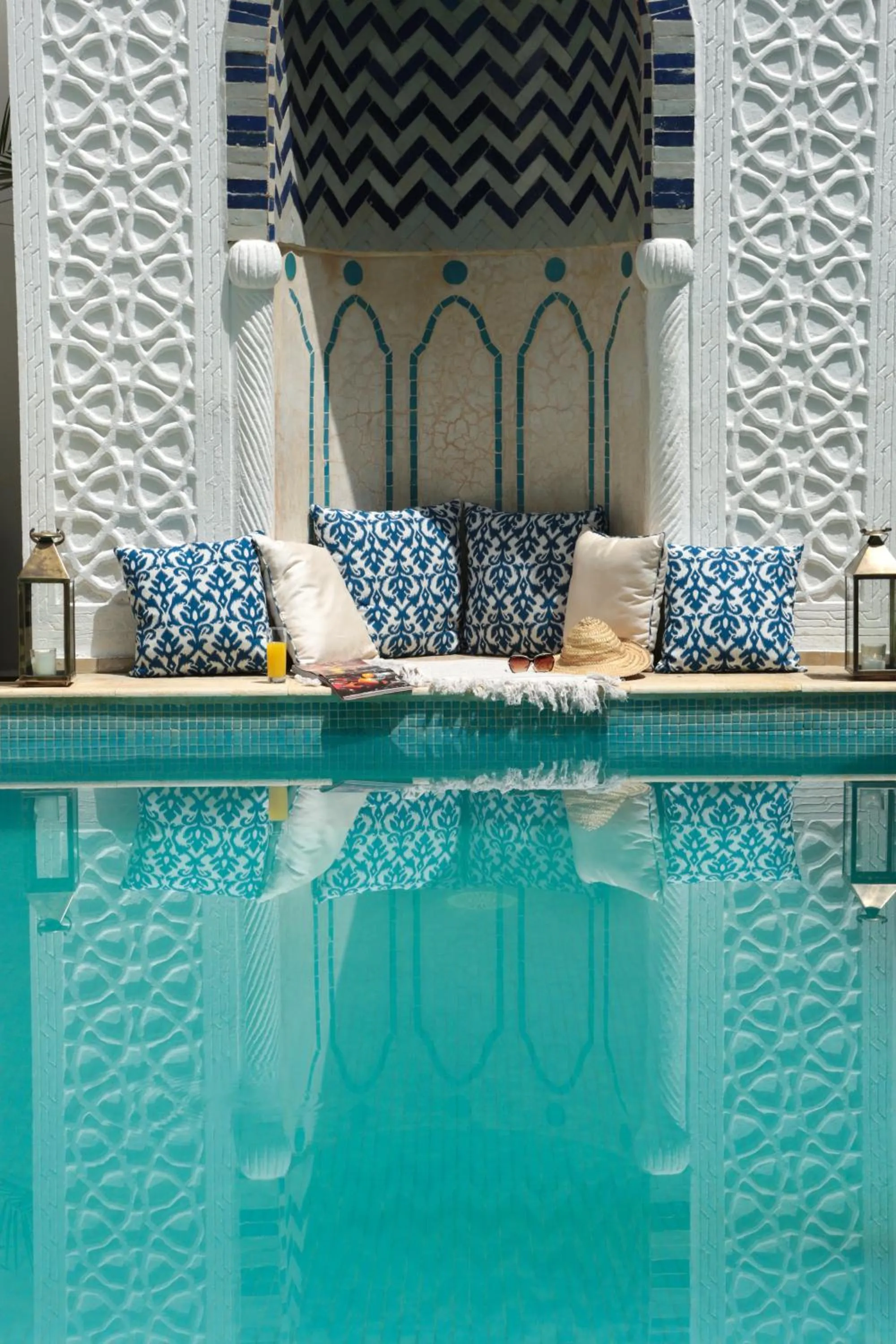 Swimming pool in Riad Dar Alfarah