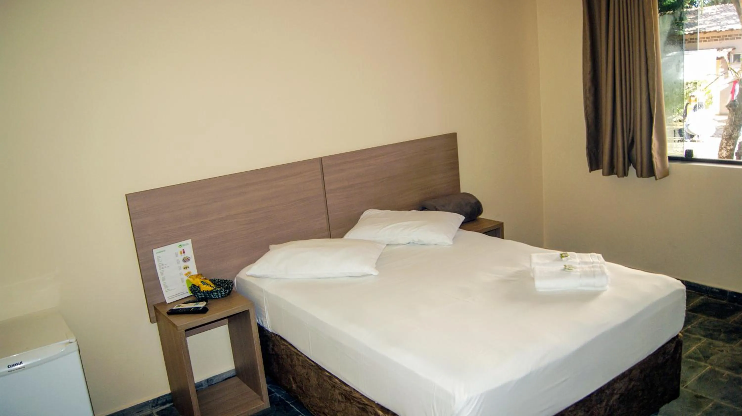 Bed in Hotel Pousada Jaguariuna