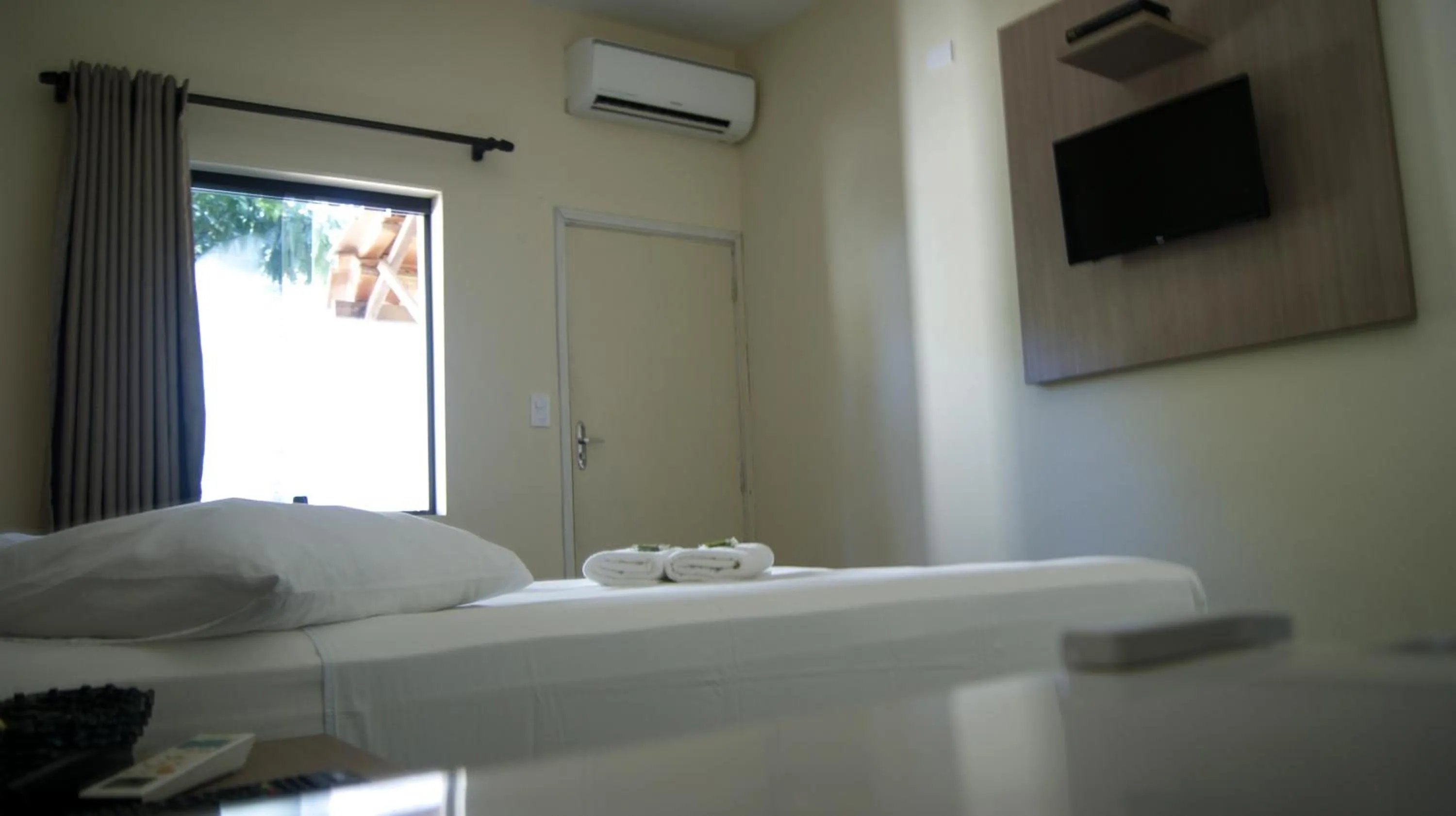 Bed in Hotel Pousada Jaguariuna
