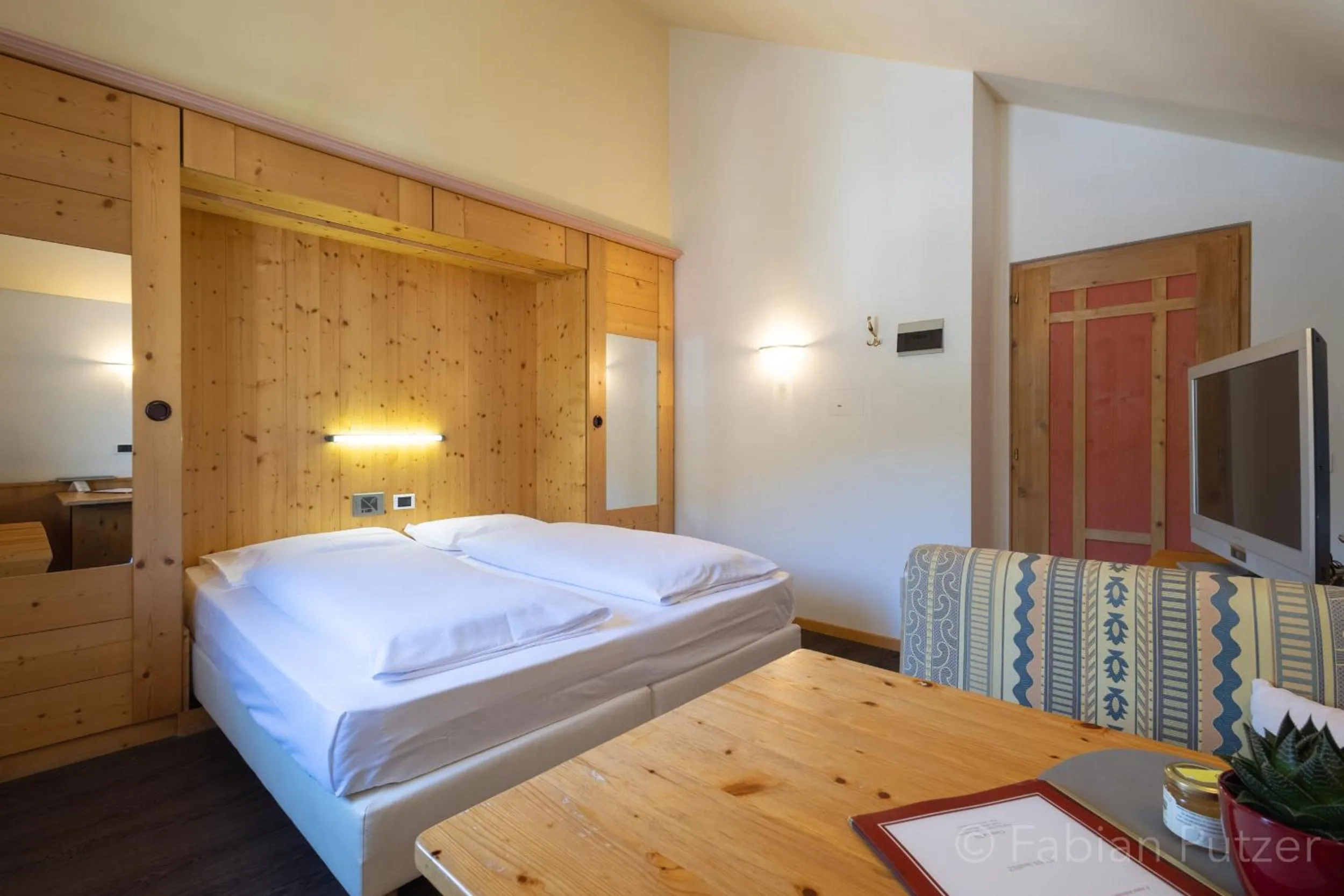 Bed in Ciasa La Rô