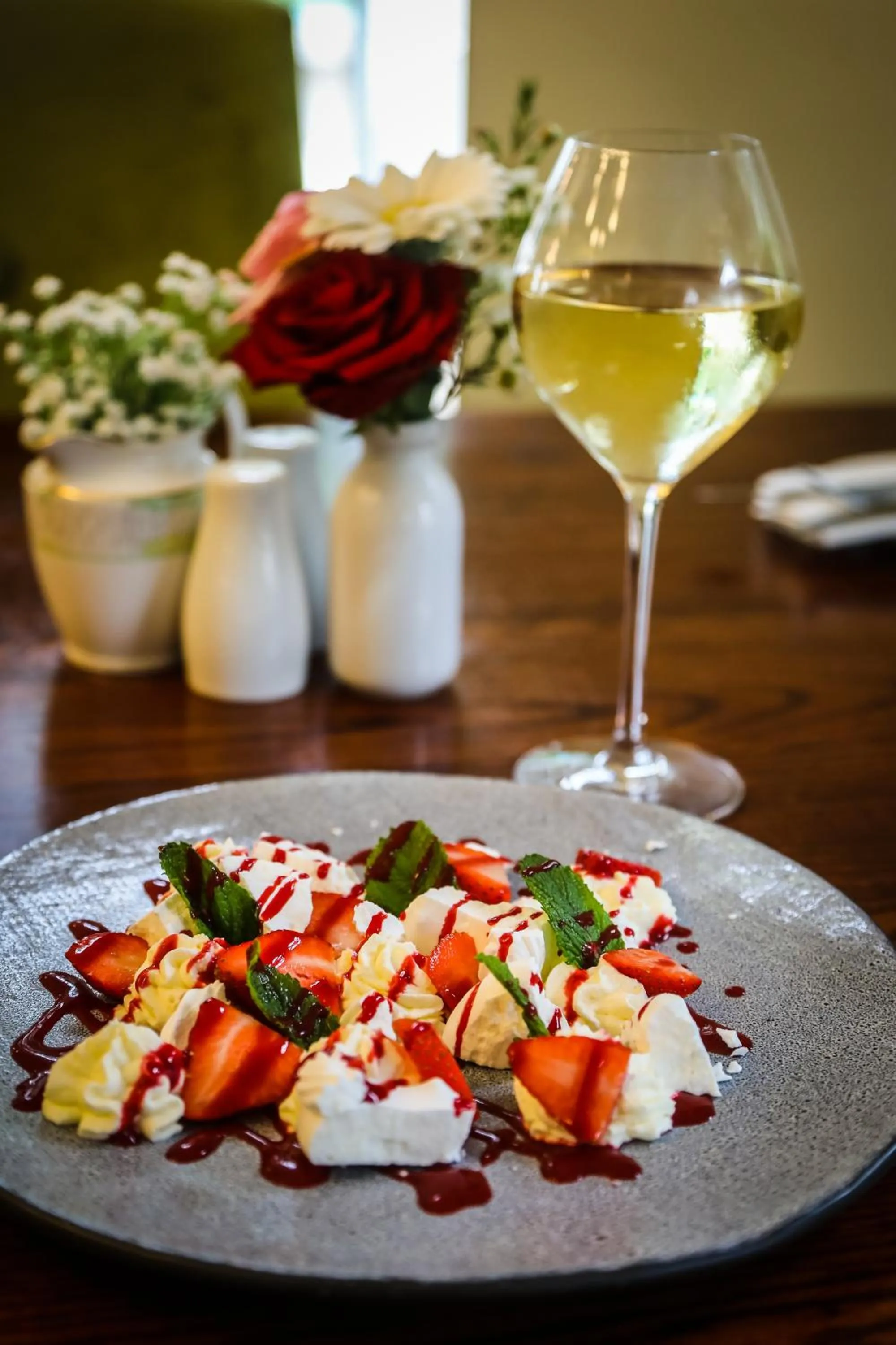 Food and drinks in Angmering Manor Hotel