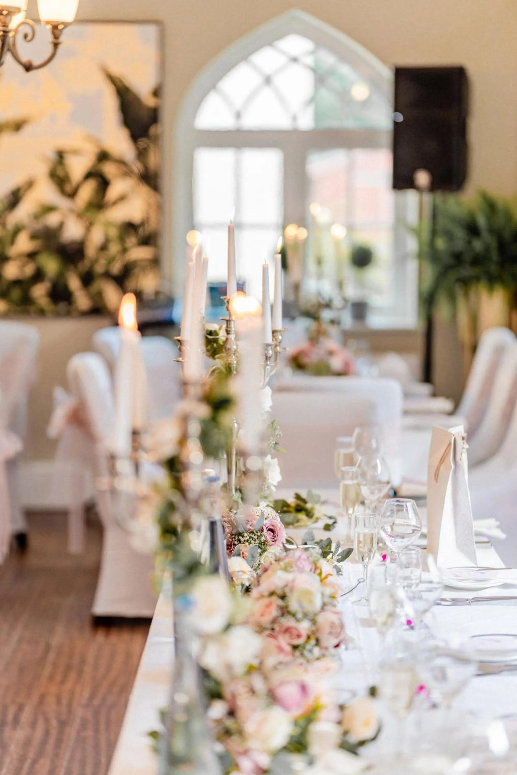 Dining area in Angmering Manor Hotel