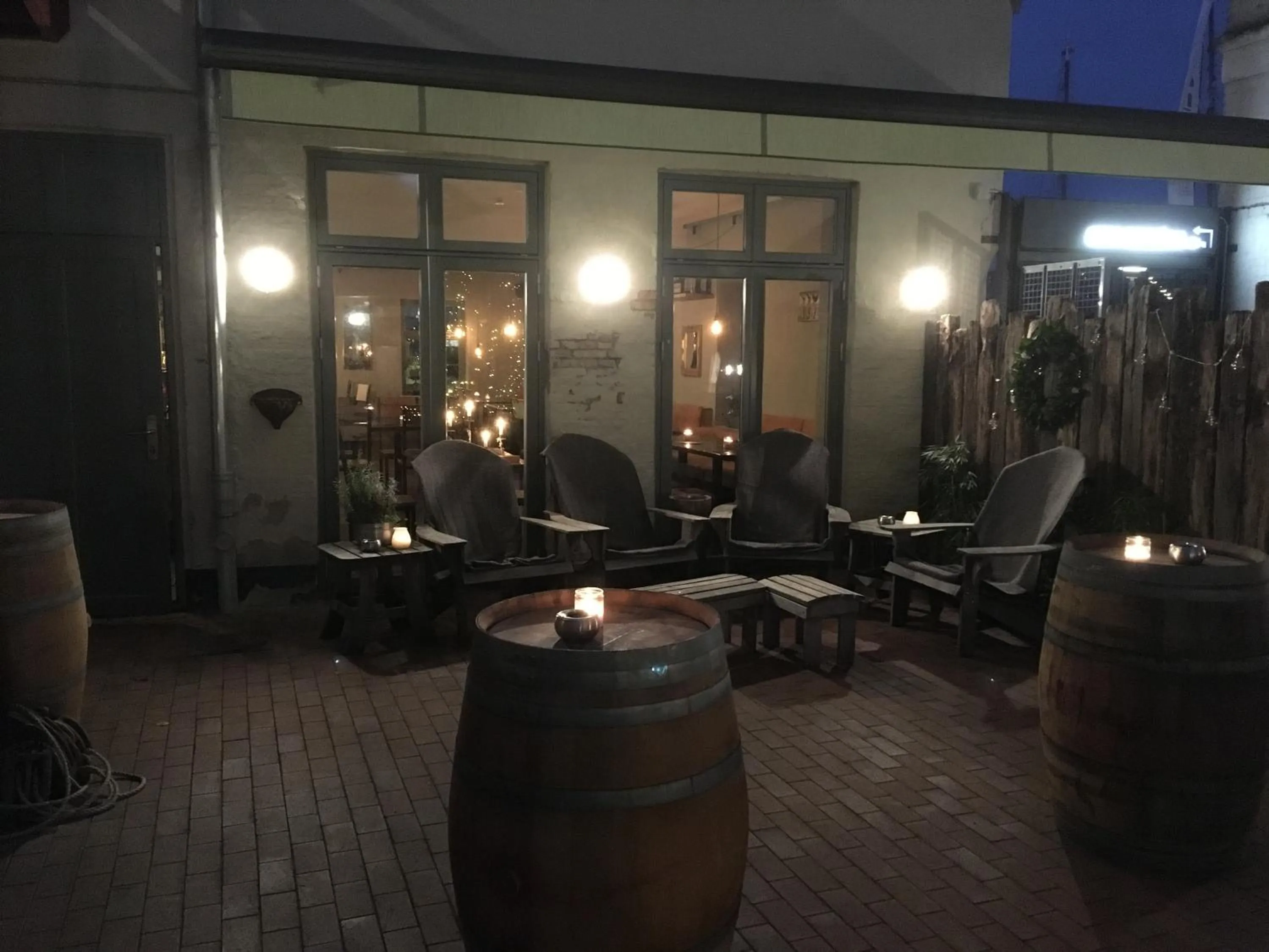 Patio in Seemannsheim Hostel Flensburg