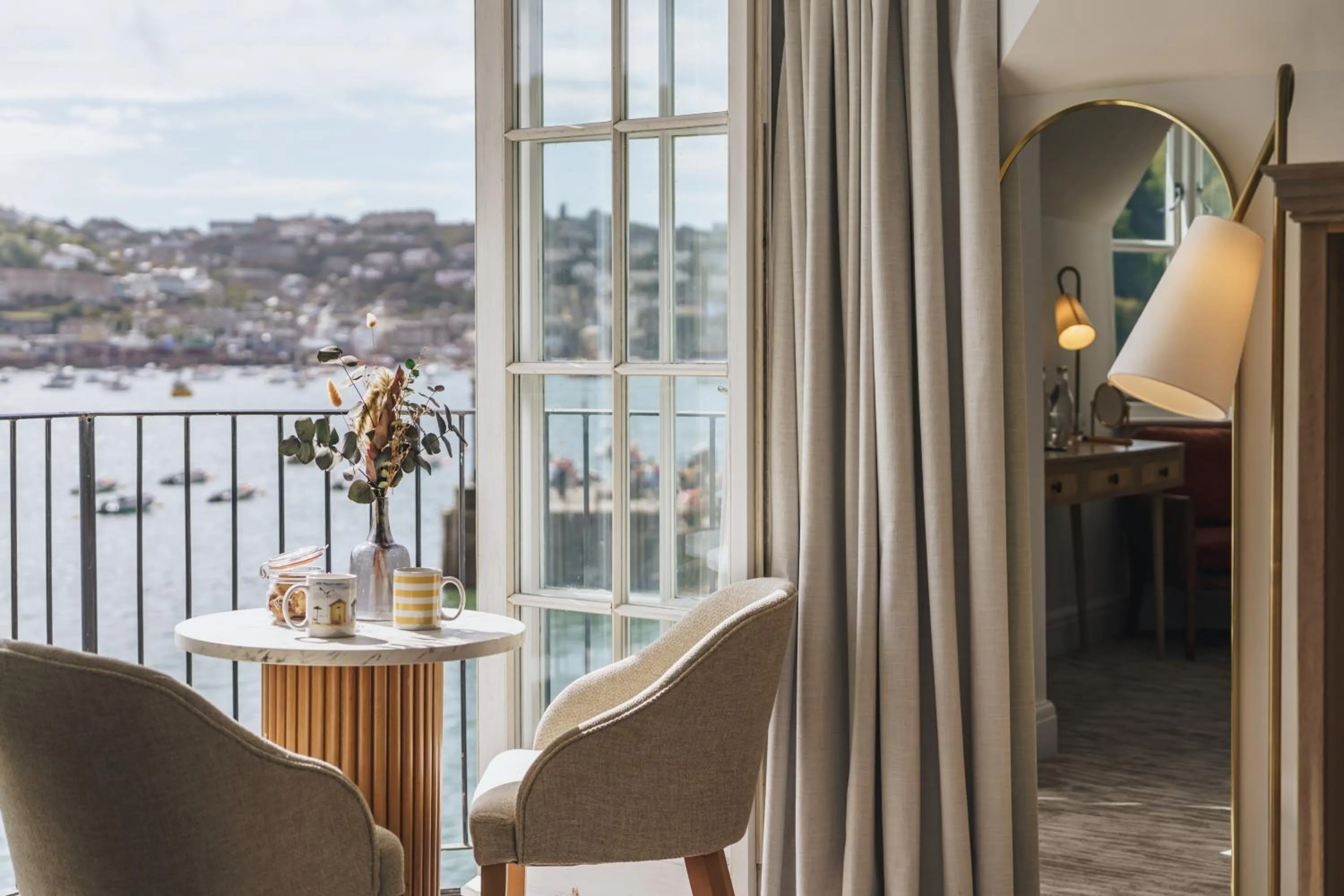 River view in The Old Quay House Hotel