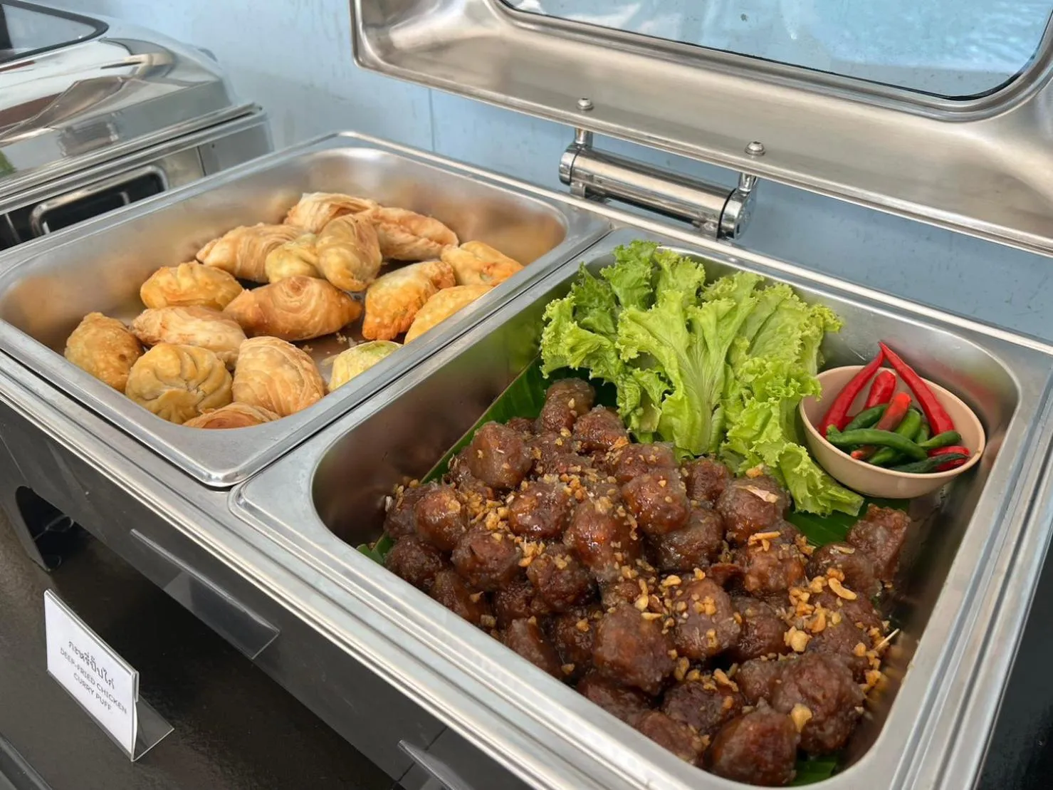 Buffet breakfast in Dong Talay Lipe Beach Resort