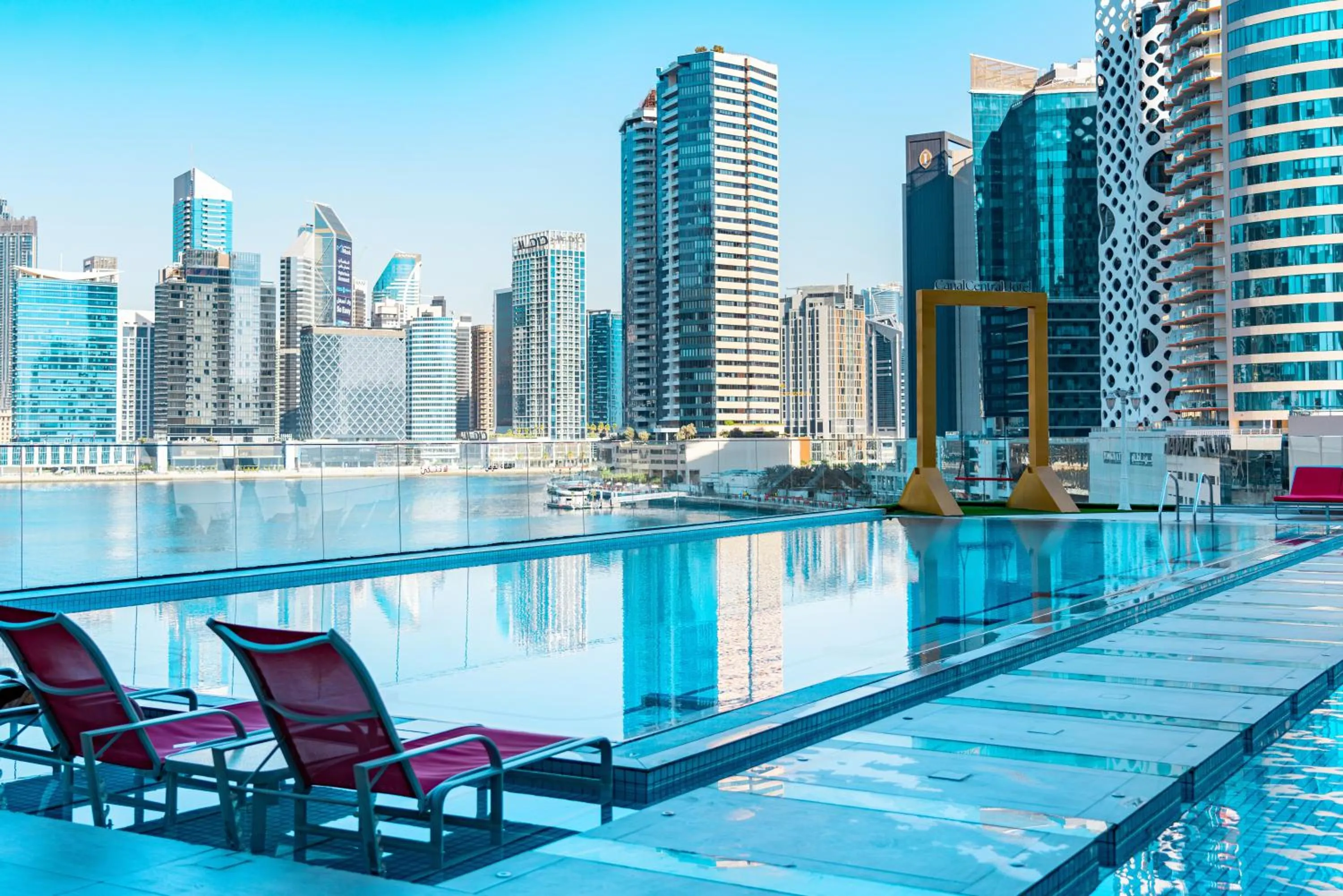 View (from property/room) in Canal Central Hotel Business Bay