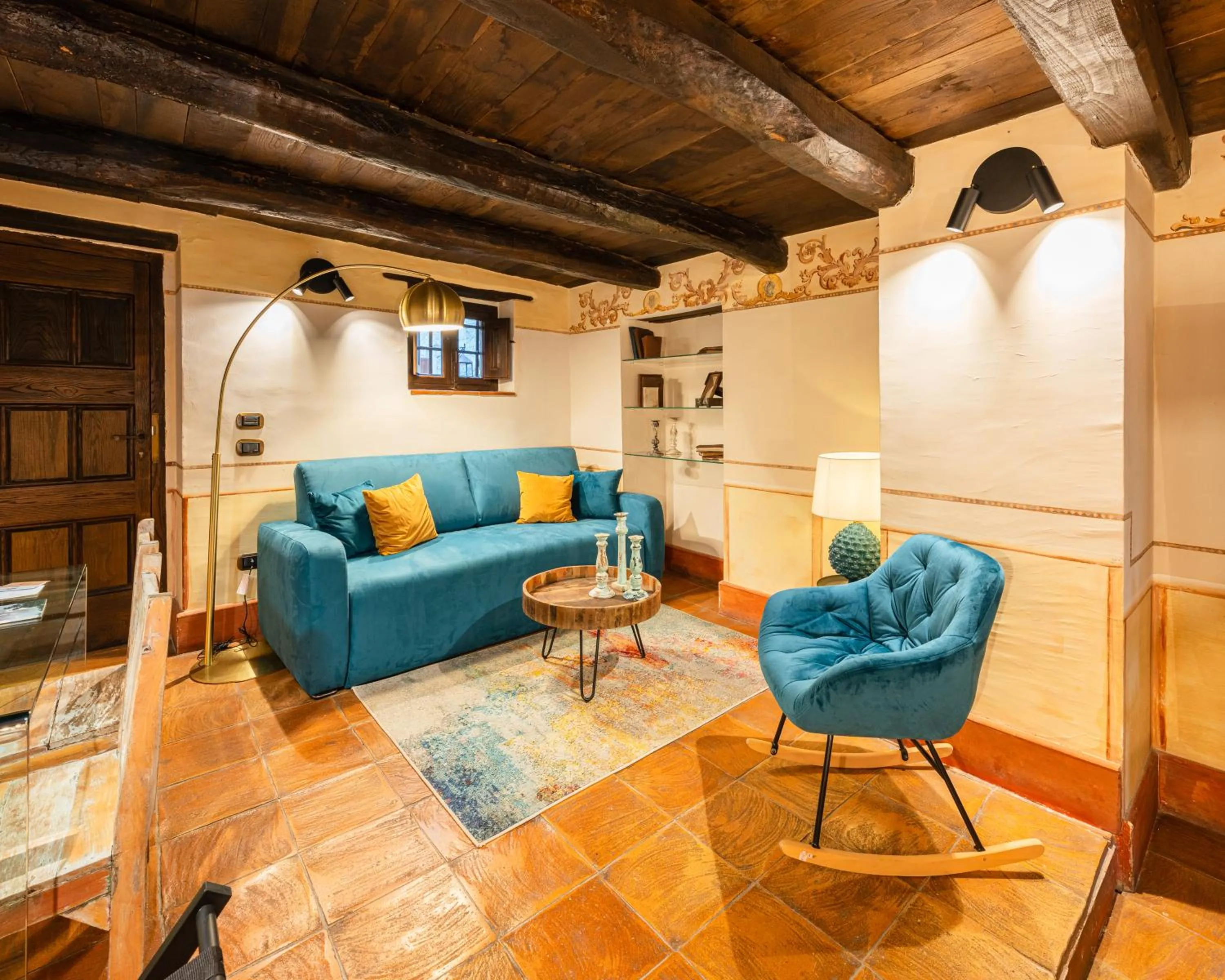 Seating area in Castello di Limatola