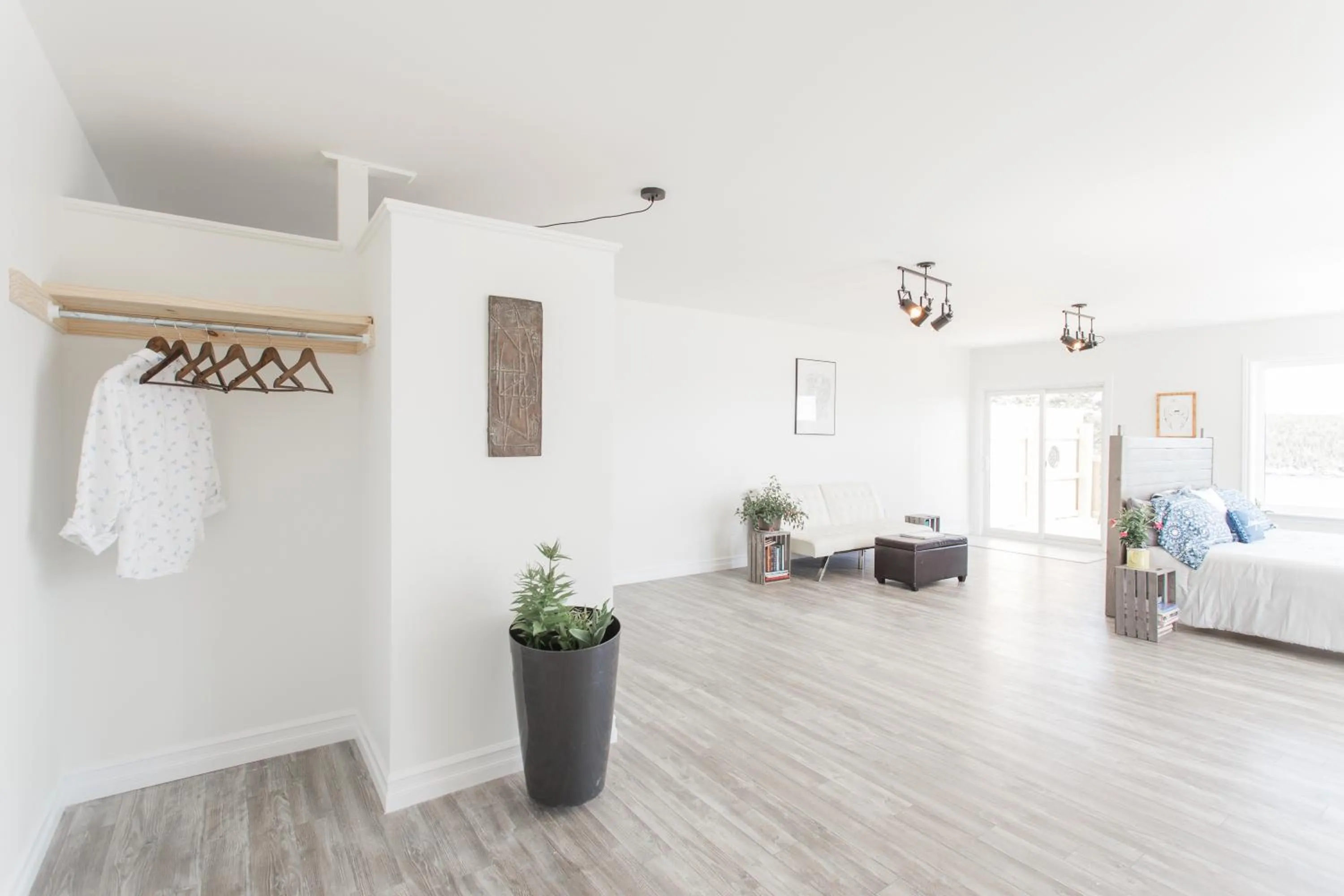 Patio, Bed in Whale House Guest House