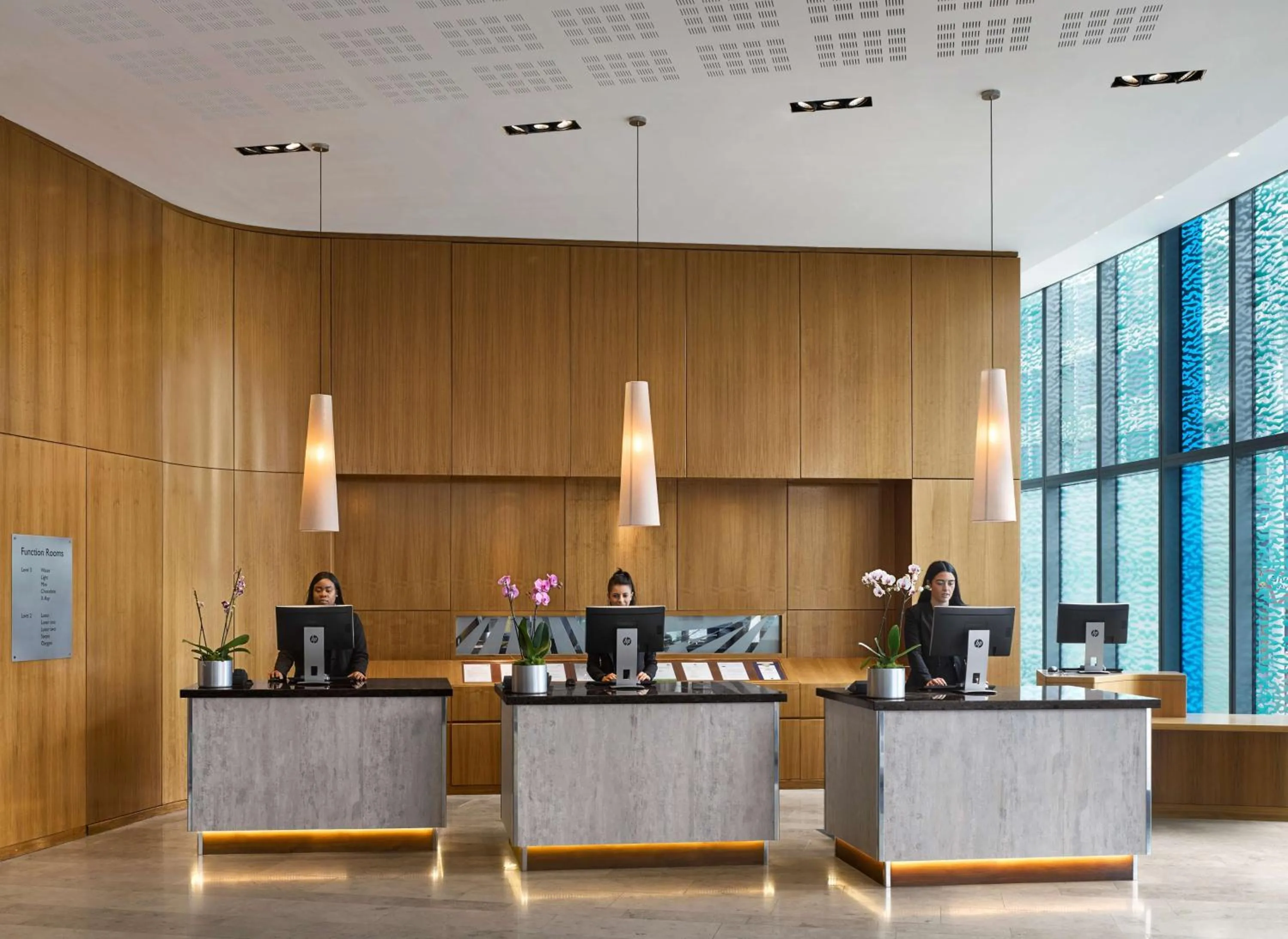 Lobby or reception in Radisson Blu Hotel, Birmingham