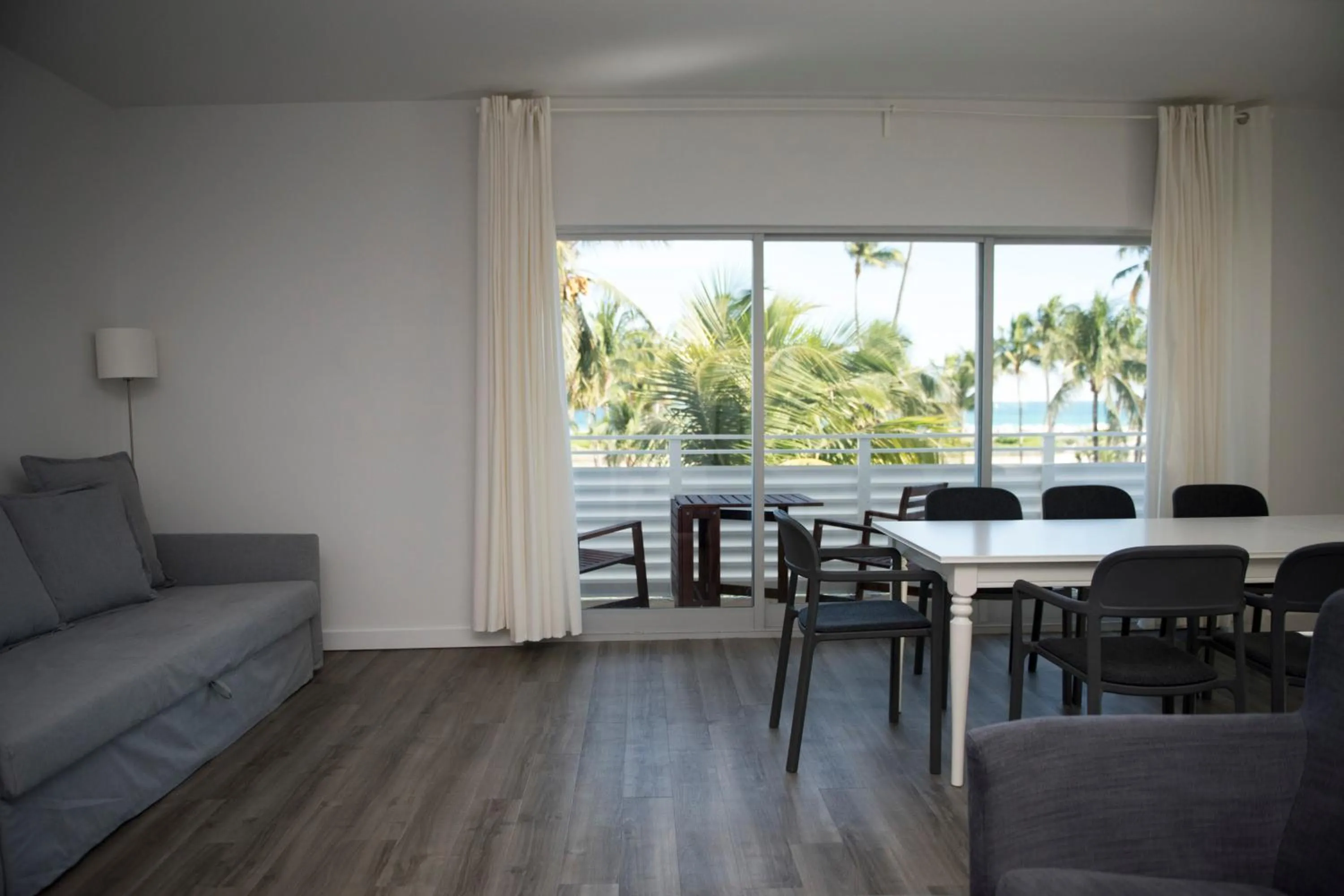 Dining Area in 12th & Ocean Suites by LuxUrban