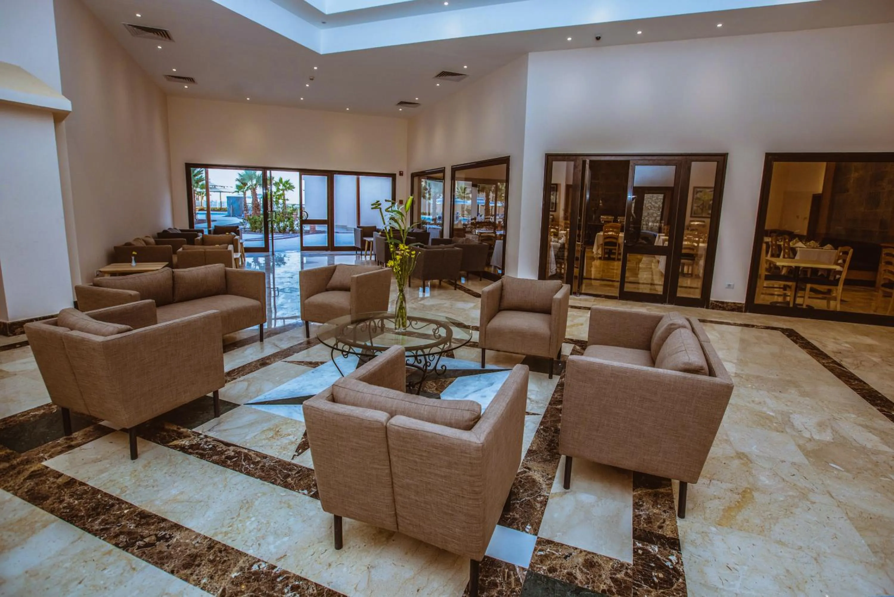 Lobby or reception in Sky View Suites Hotel