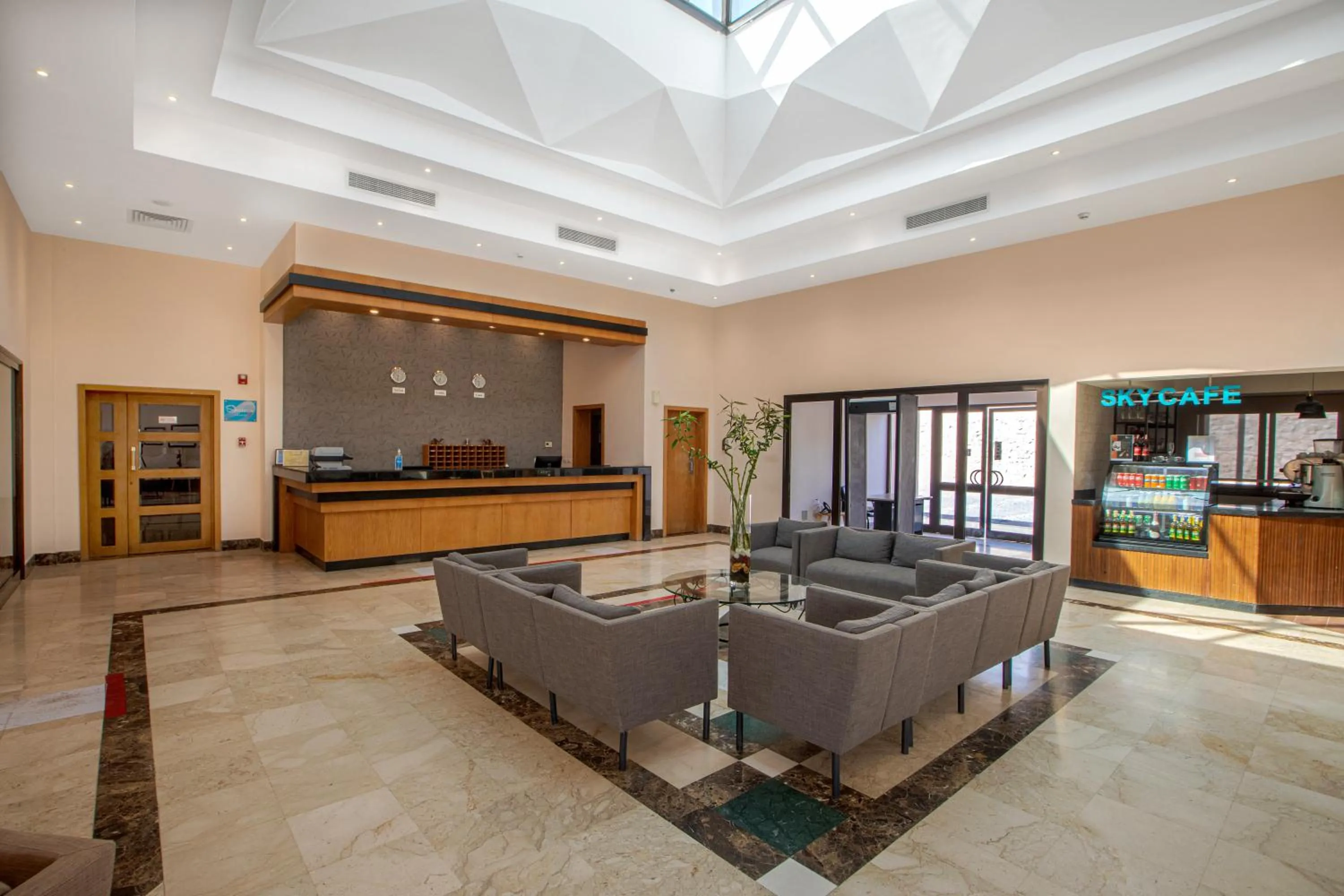 Lobby or reception in Sky View Suites Hotel