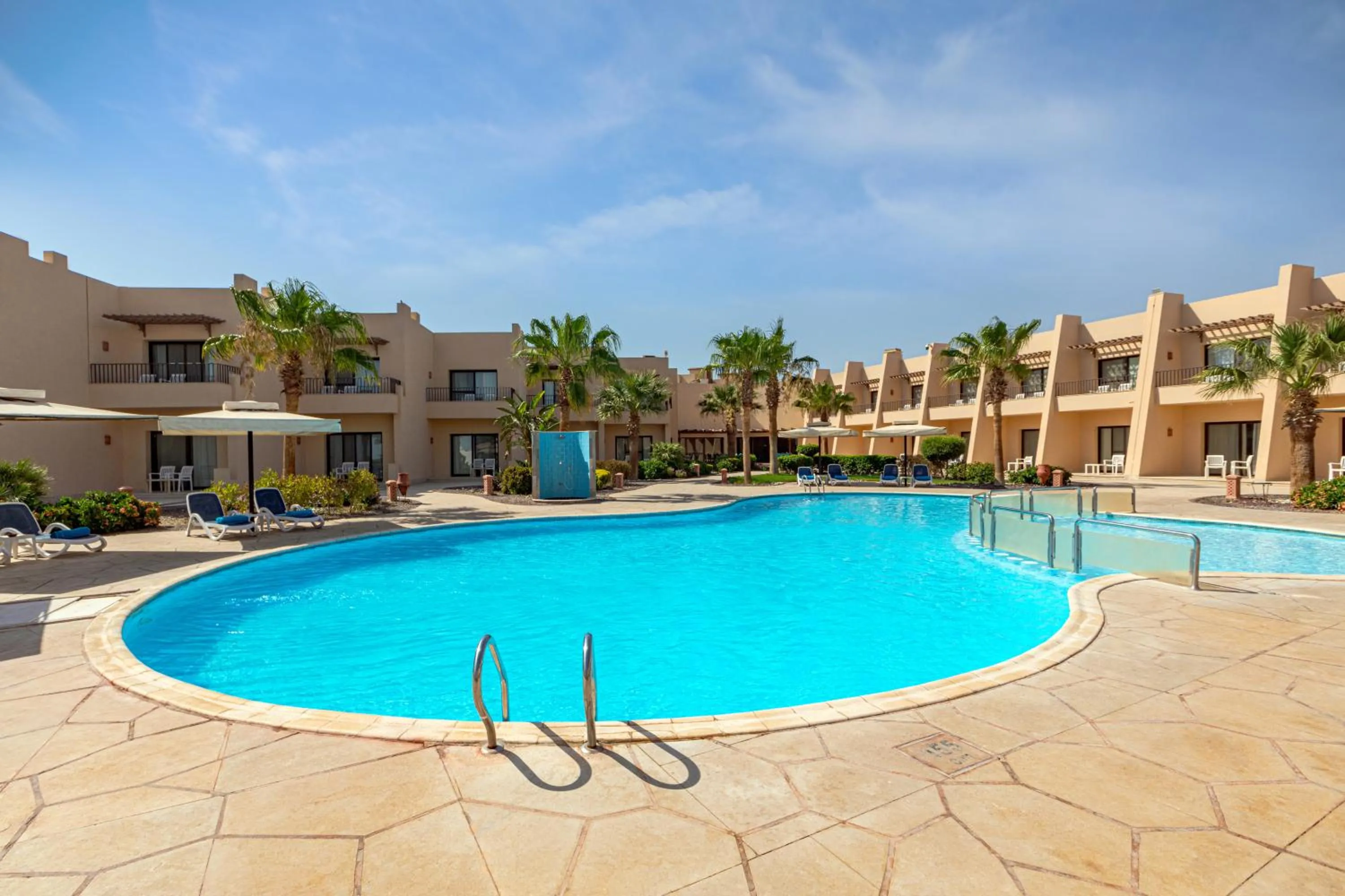 Pool view in Sky View Suites Hotel