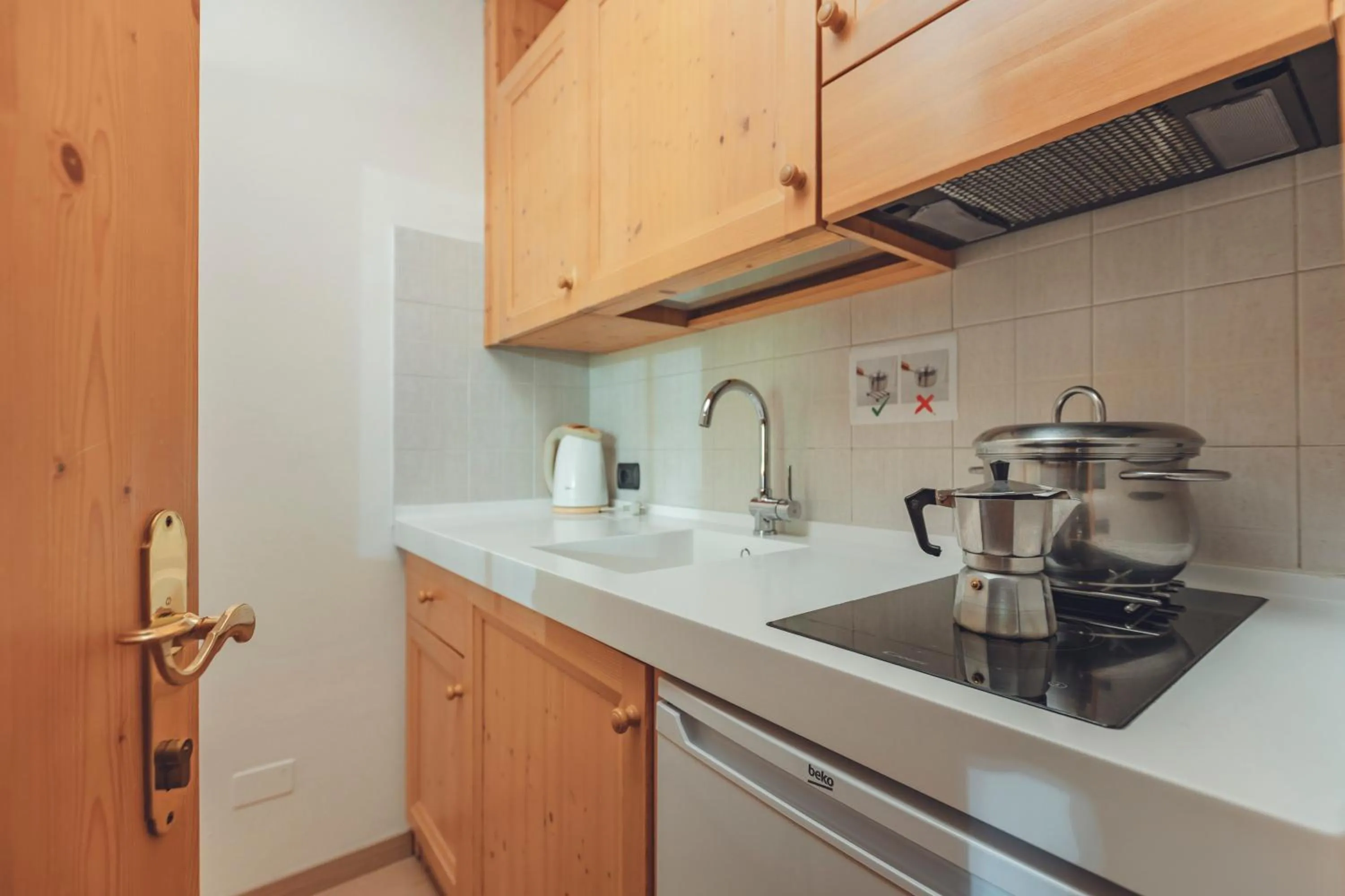 Kitchen or kitchenette in Aparthotel Princess