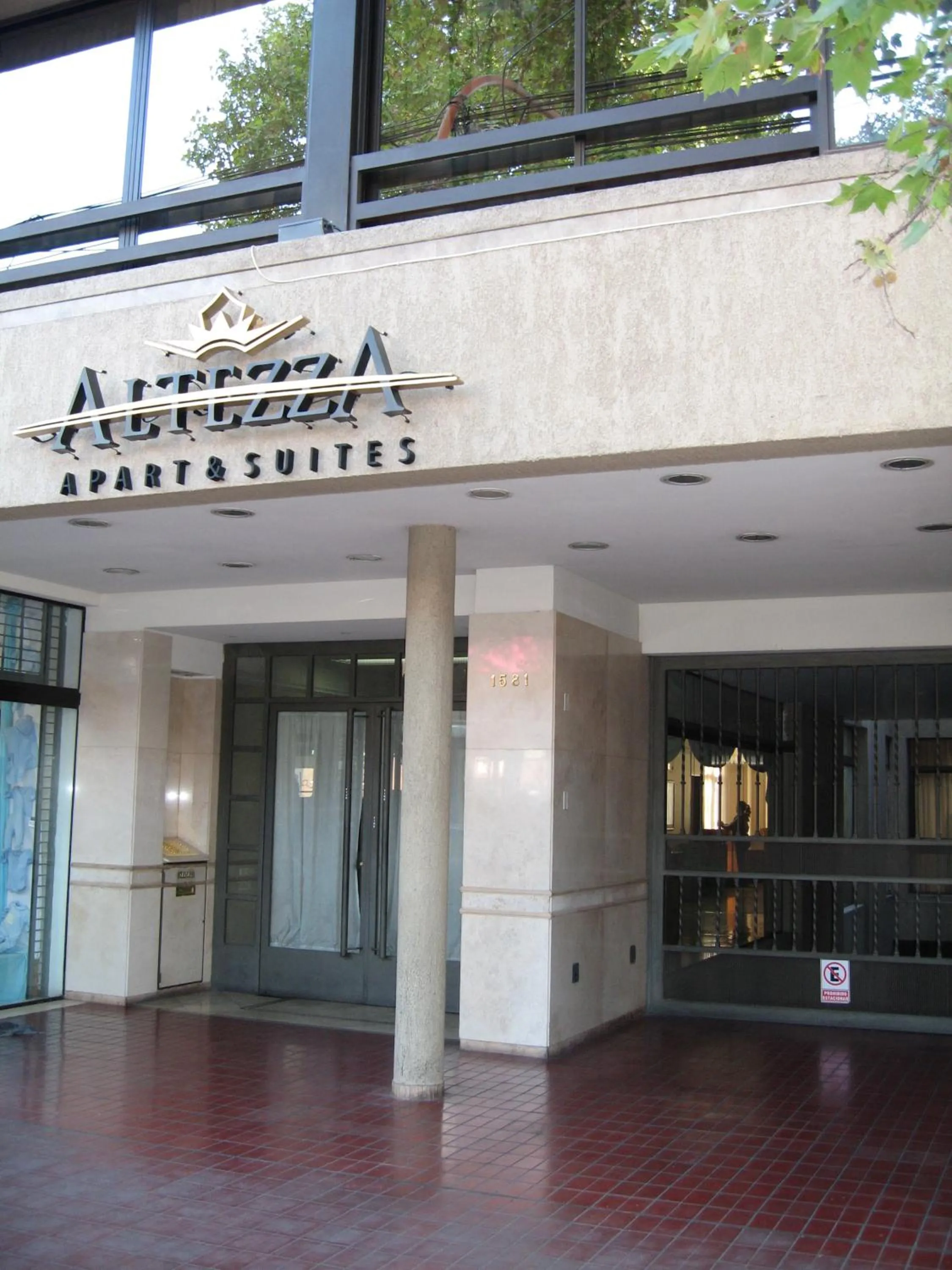 Facade/entrance in Altezza Apart Suites
