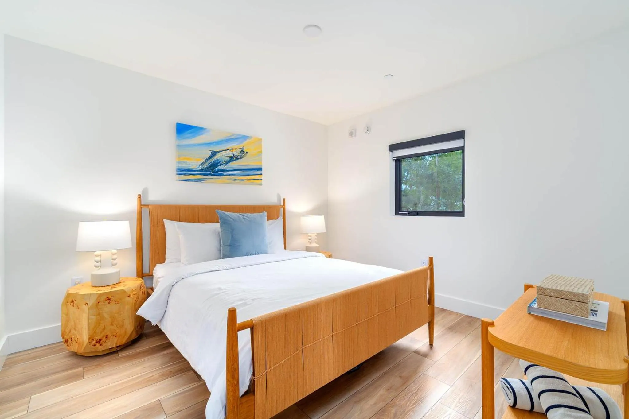 Bed in Pines & Palms Resort