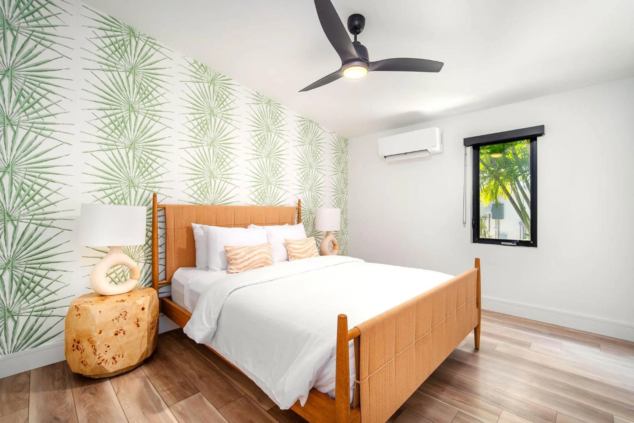 Bed in Pines & Palms Resort