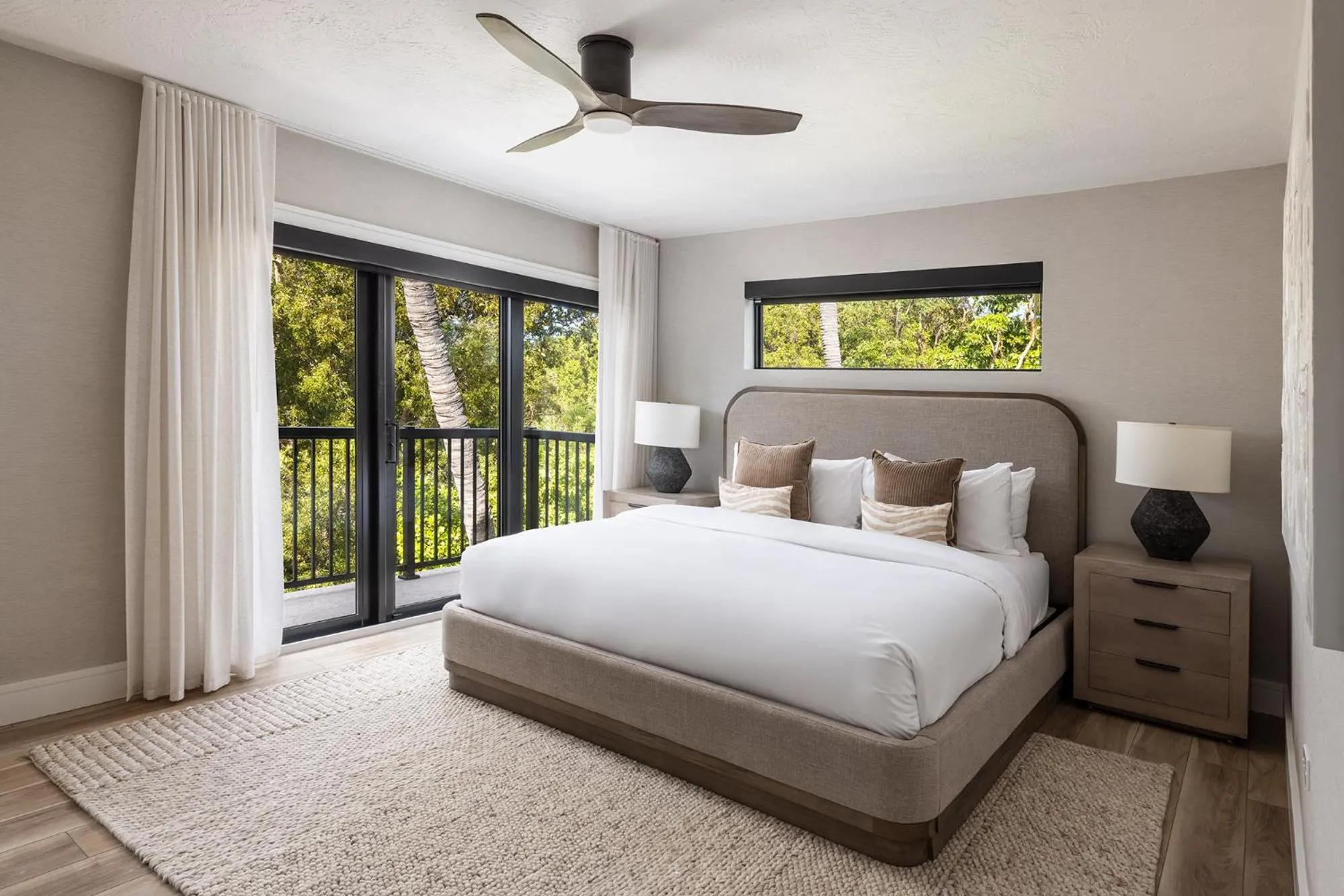 Bed in Pines & Palms Resort