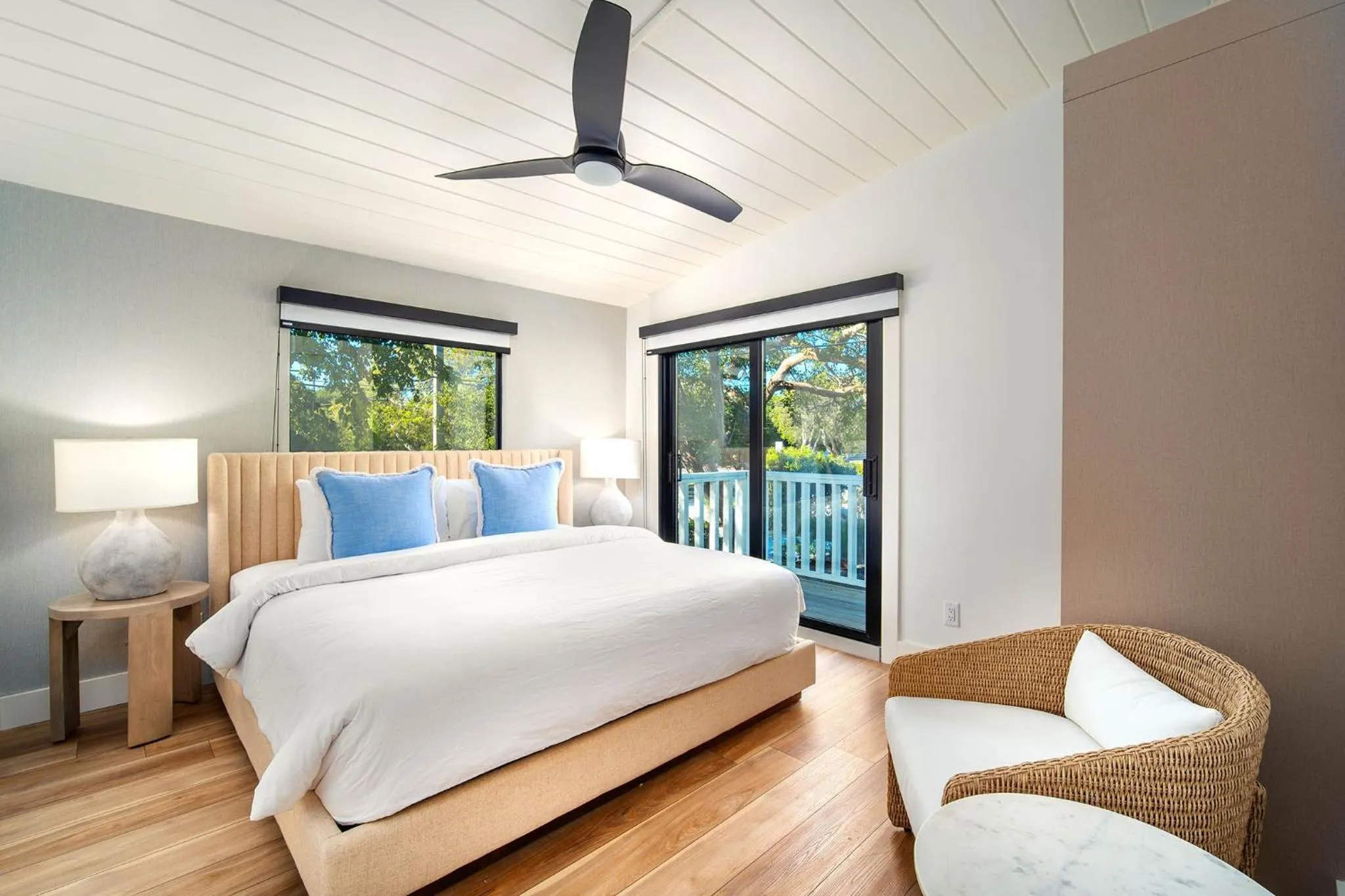 Bed in Pines & Palms Resort