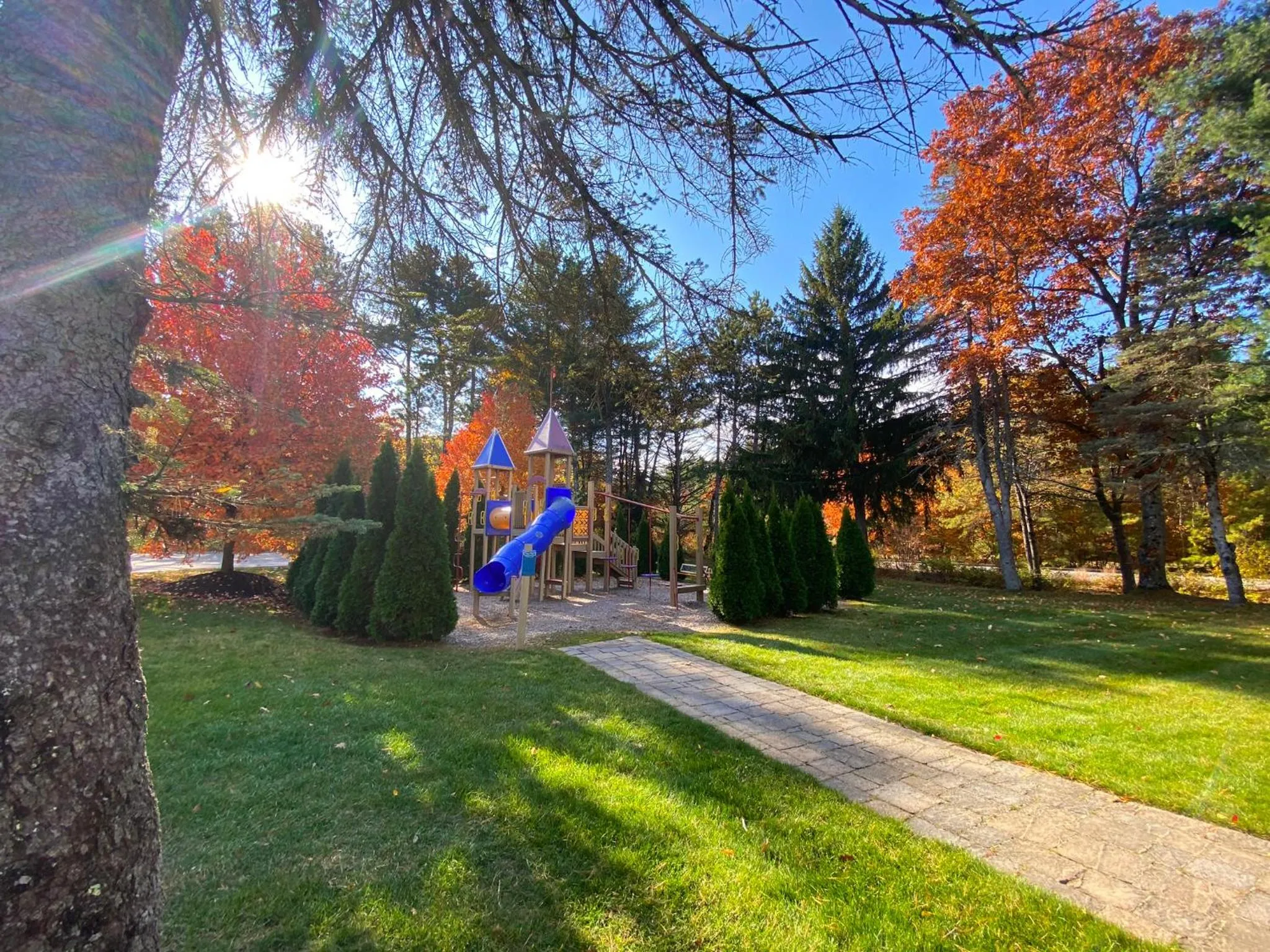 Children play ground in Golden Gables Inn