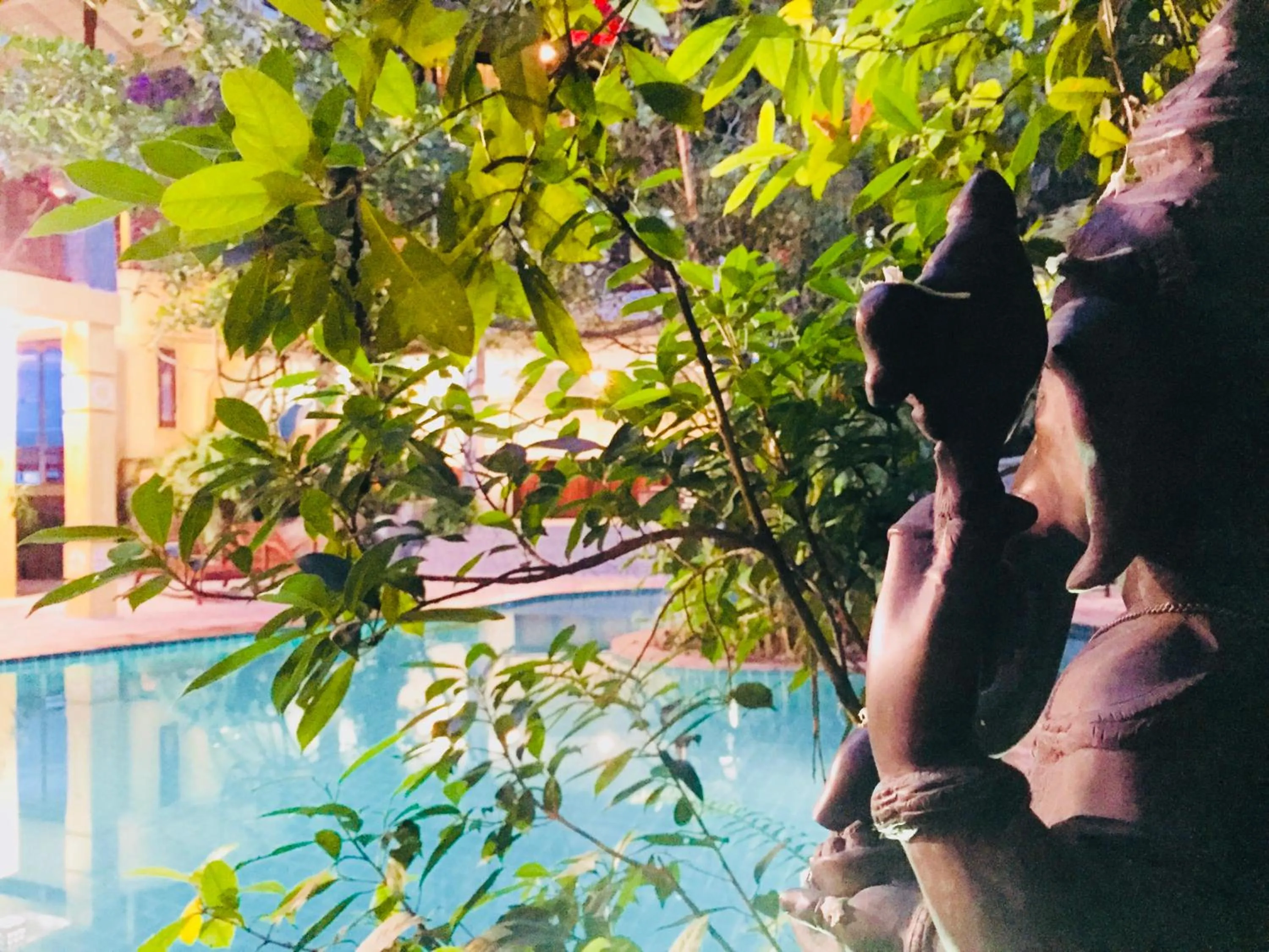 Decorative detail in Thambapanni Retreat