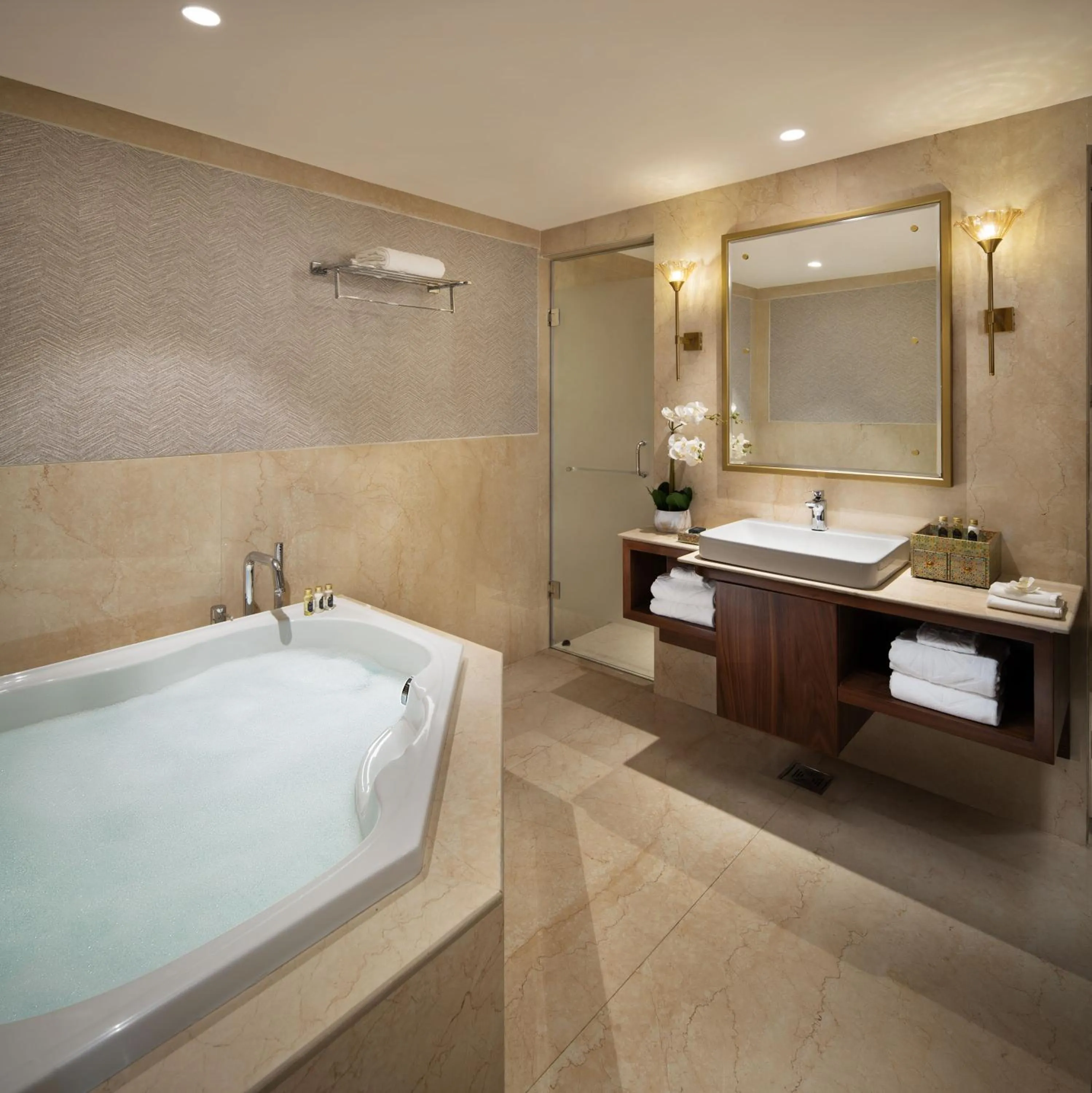 Bathroom in Taj Dal View Srinagar