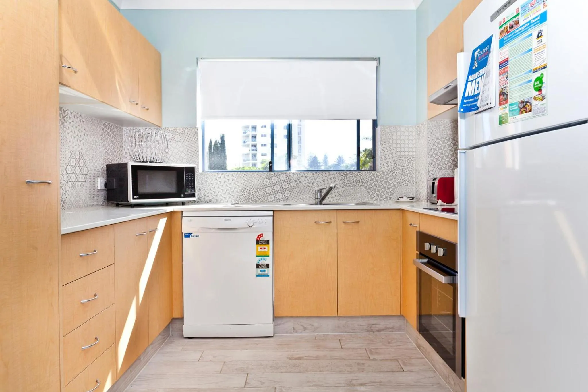 Kitchen or kitchenette in Bella Mare Coolangatta Beachside Apartments