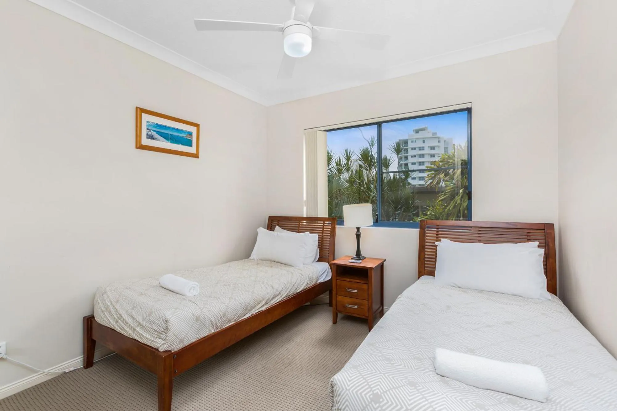 Bed in Bella Mare Coolangatta Beachside Apartments