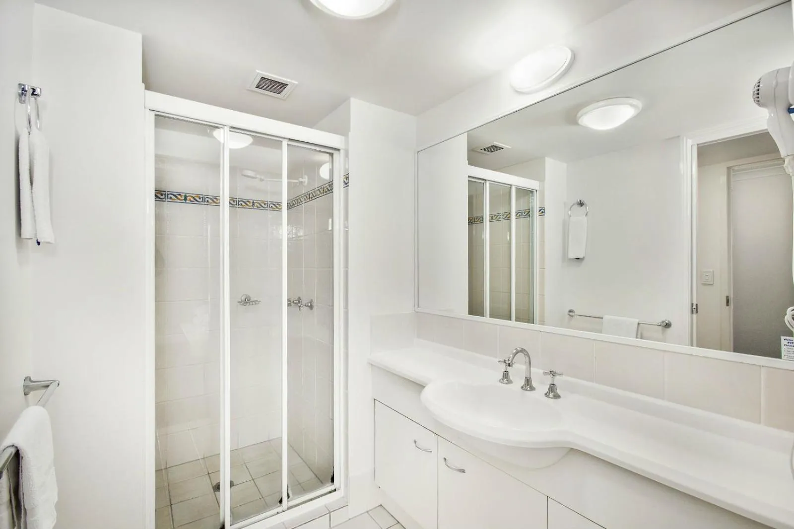 Shower in Bella Mare Coolangatta Beachside Apartments