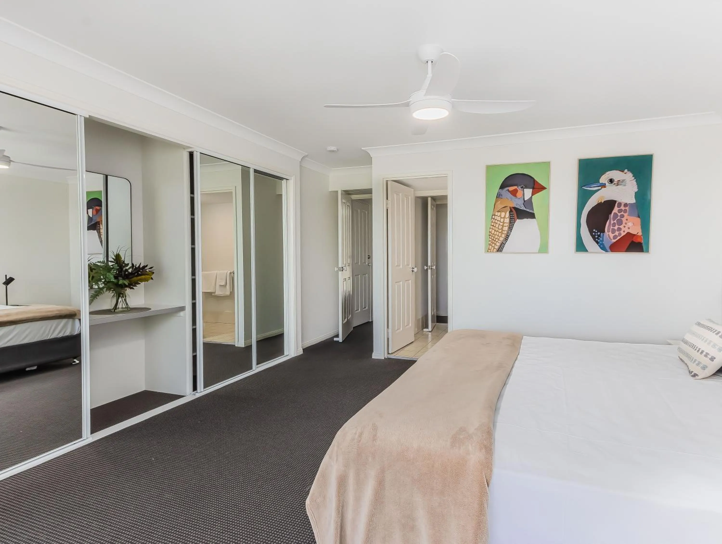 Bed in Bella Mare Coolangatta Beachside Apartments