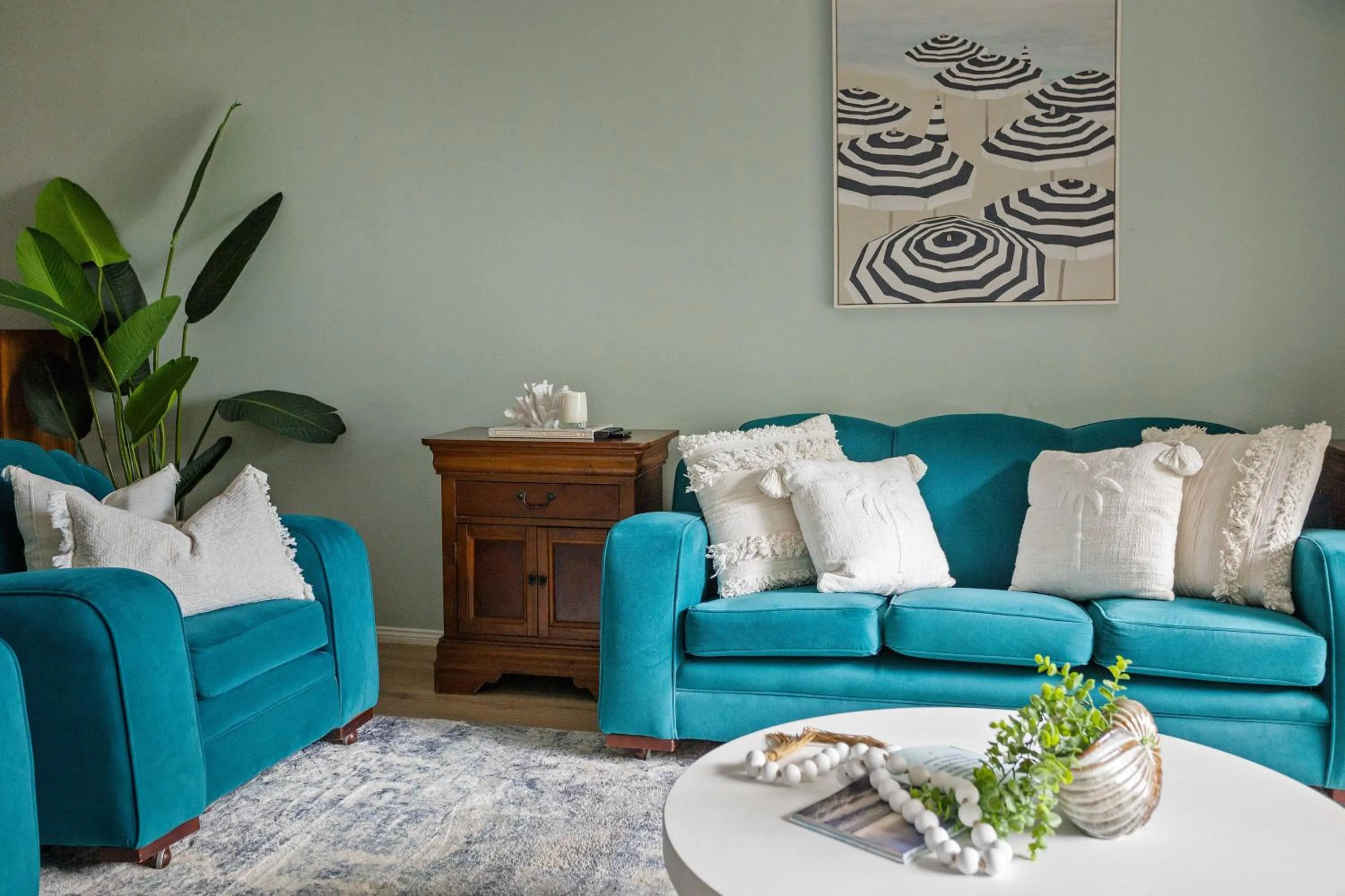 Living room in Bella Mare Coolangatta Beachside Apartments