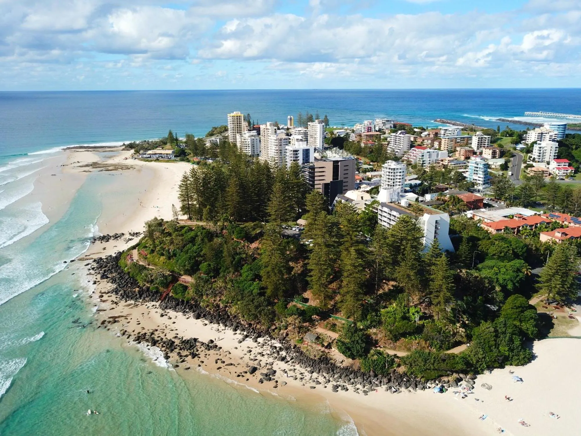 Bird's eye view in Bella Mare Coolangatta Beachside Apartments