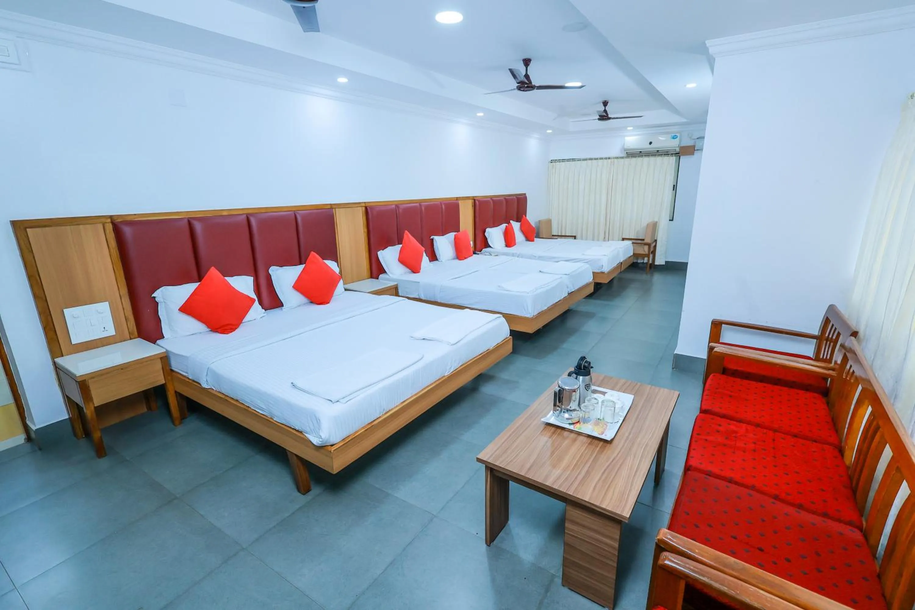 Bed in Hotel Janardana