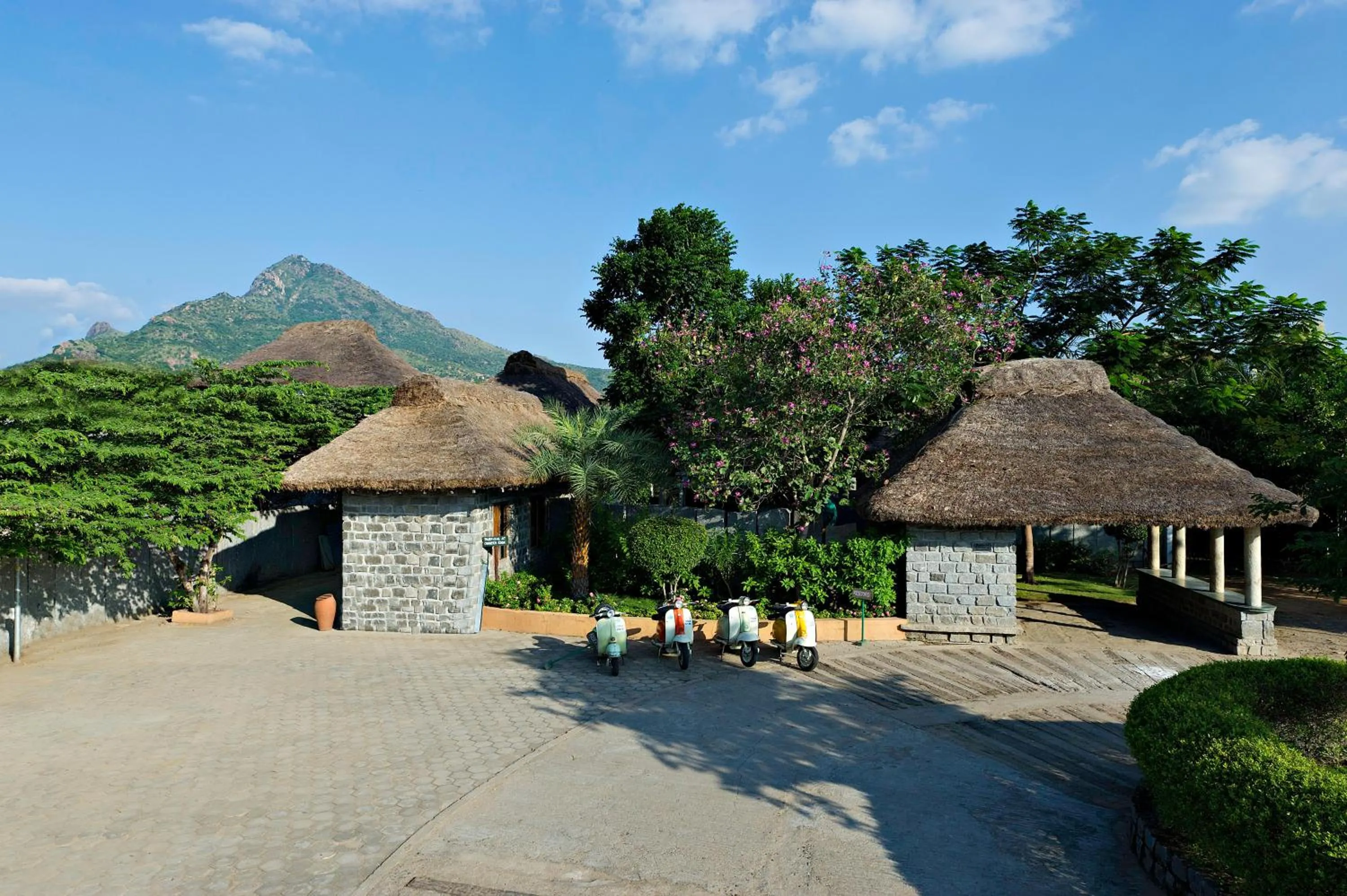 Facade/entrance in Halez Sparsa Thiruvannamalai