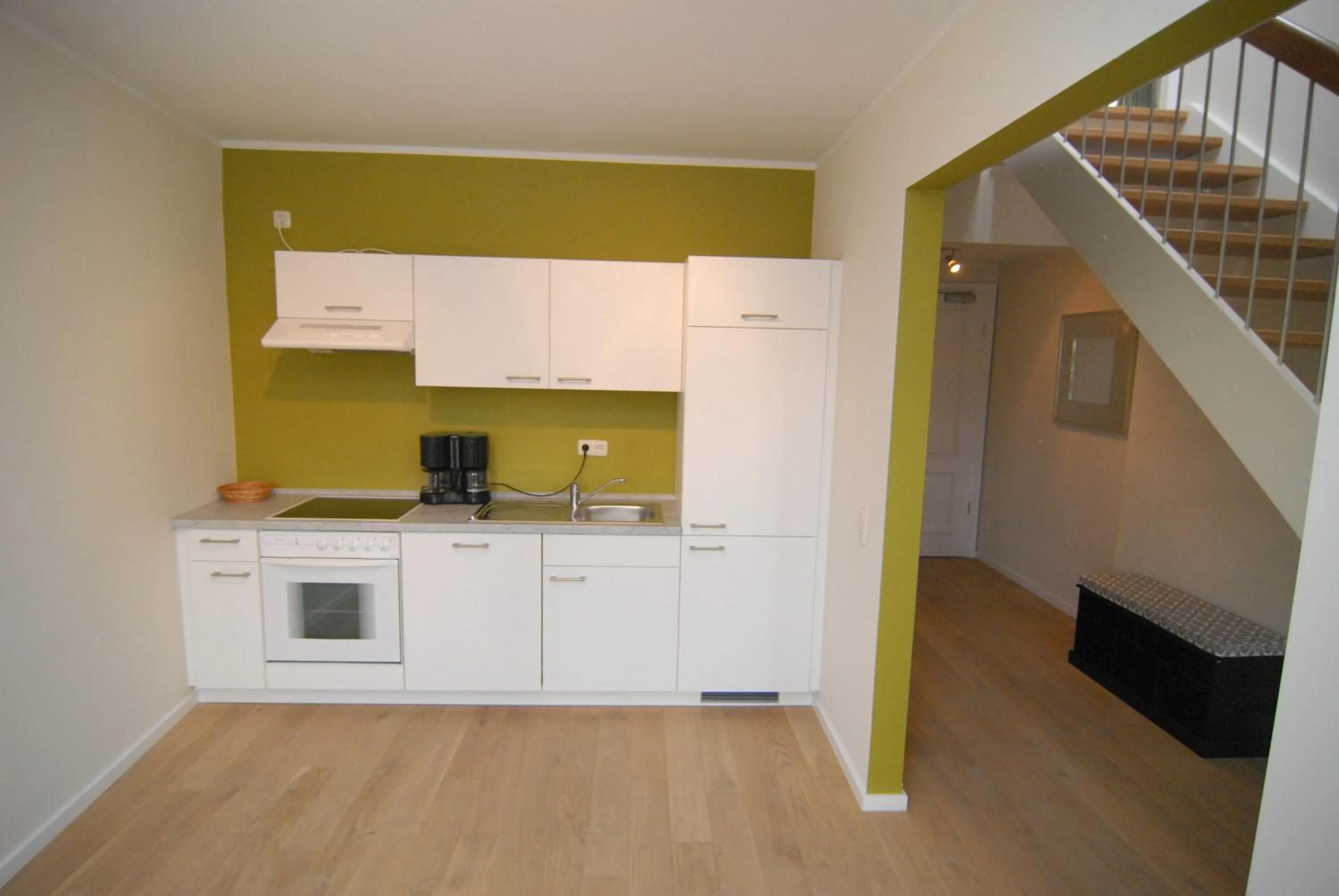 Kitchen or kitchenette in Hotel am Goethehaus
