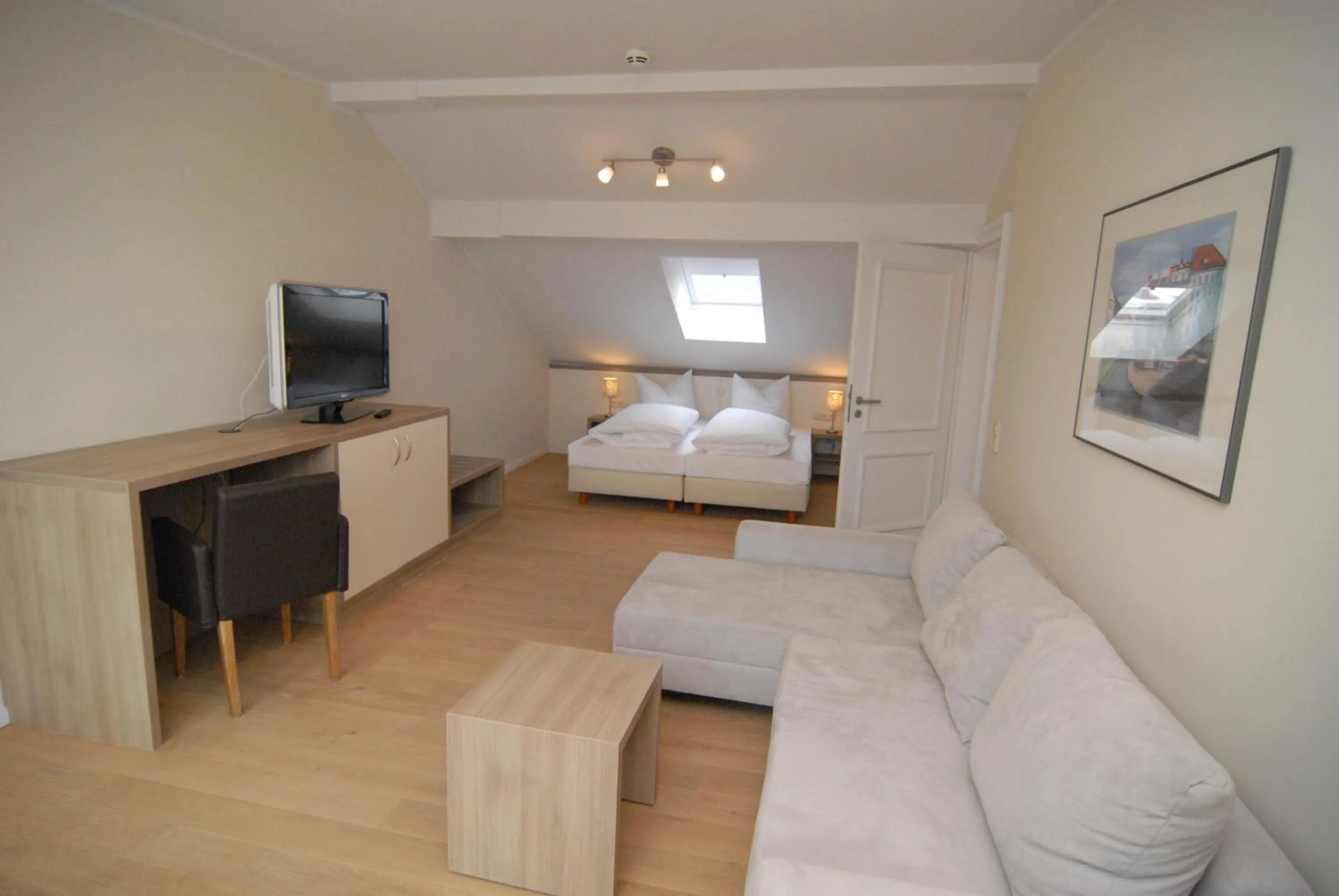 Bed in Hotel am Goethehaus